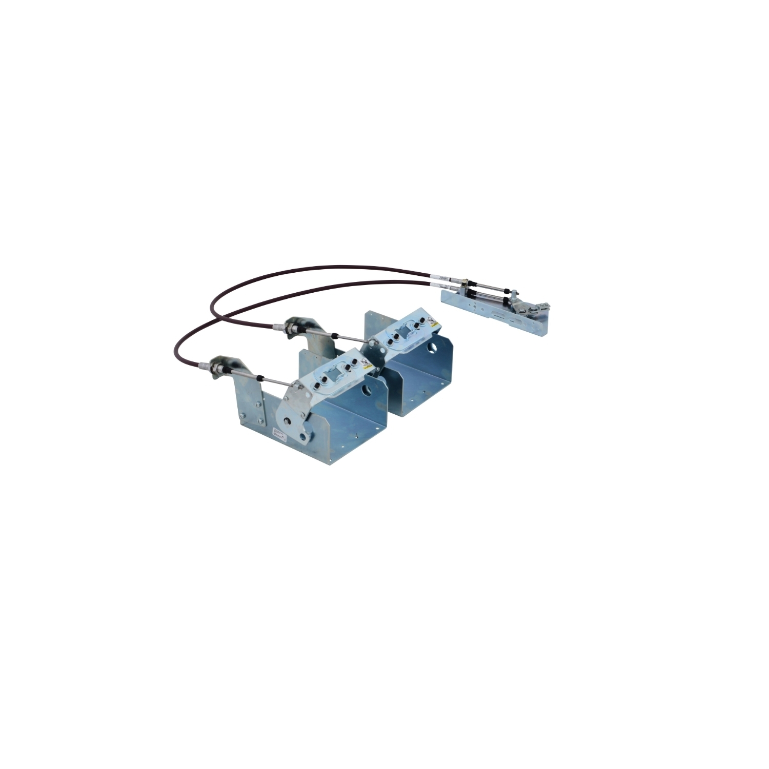 9422CSJD50 Dual Cable Operating Mechanism, Flange Handle Mounting, For Use With PowerPact D, L, MG NSF Circuit Breaker, 60 in Cable Handle to Device Connection