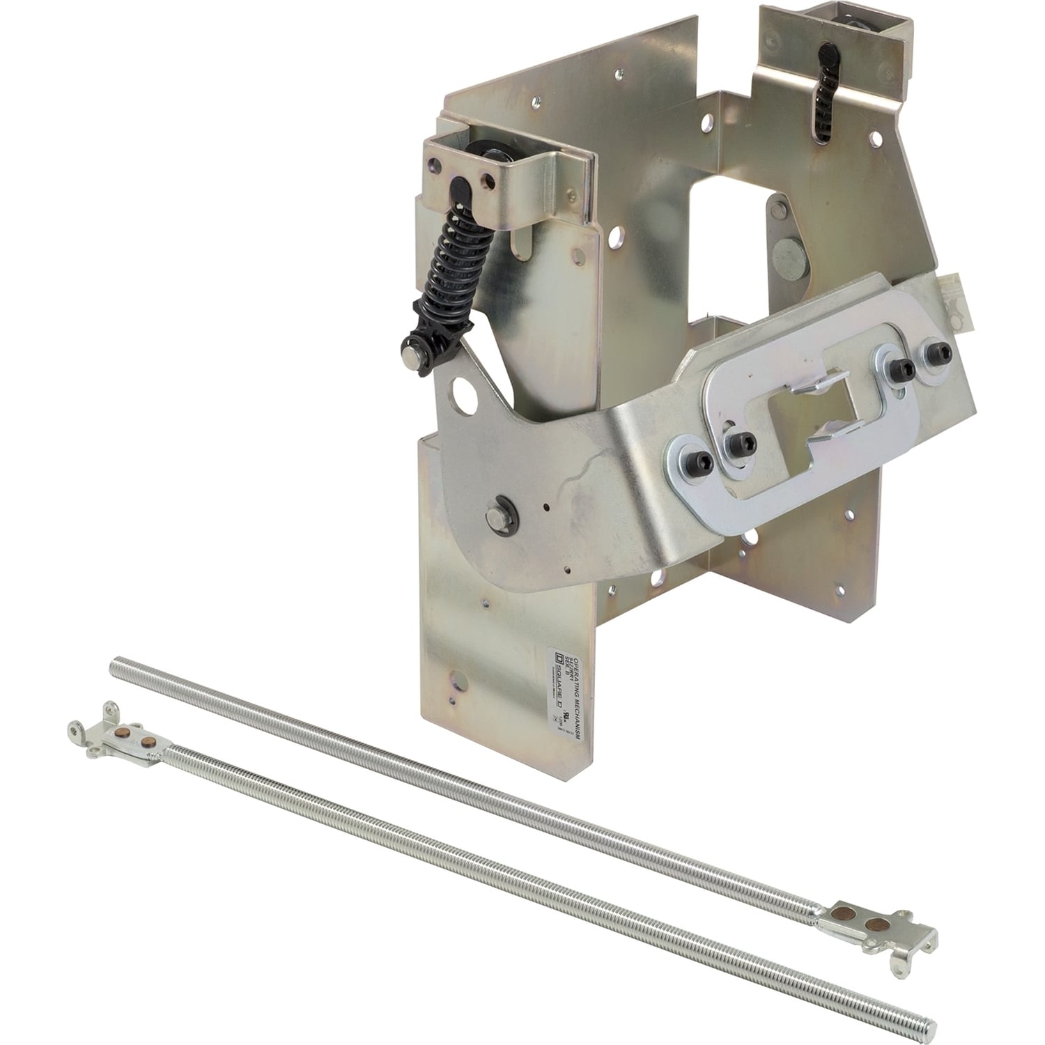 9422RR1 Bracket Mount Variable Depth Circuit Breaker Disconnect Operating Mechanism, Rod Handle/Operation, Flange Handle Mounting, For Use With Type LAL, LHL, Q4L 400 A 2/3-Pole Circuit Breaker, 7.44 to 18.25 in Handle to Device Connection