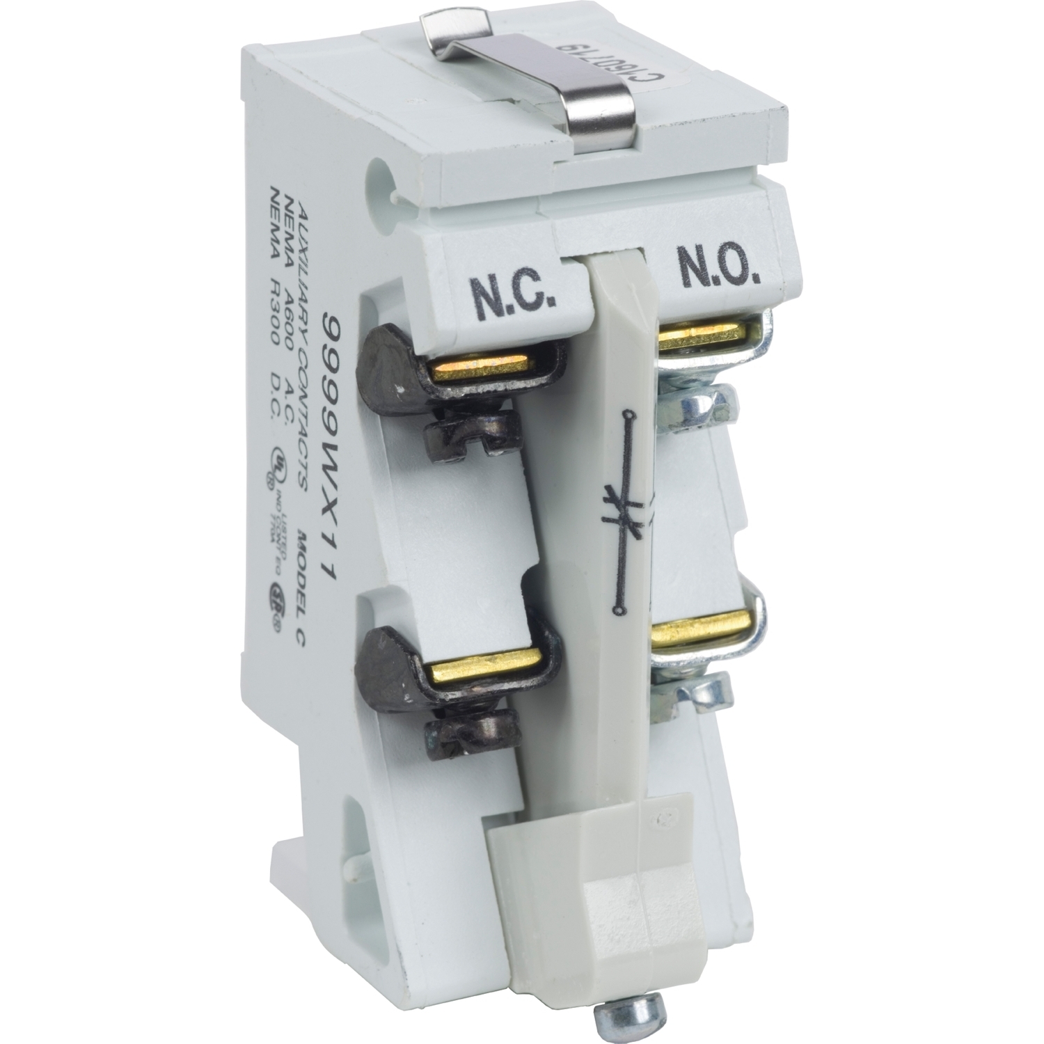 9999WX11 8502W Auxiliary Contact Module, 2 Contacts