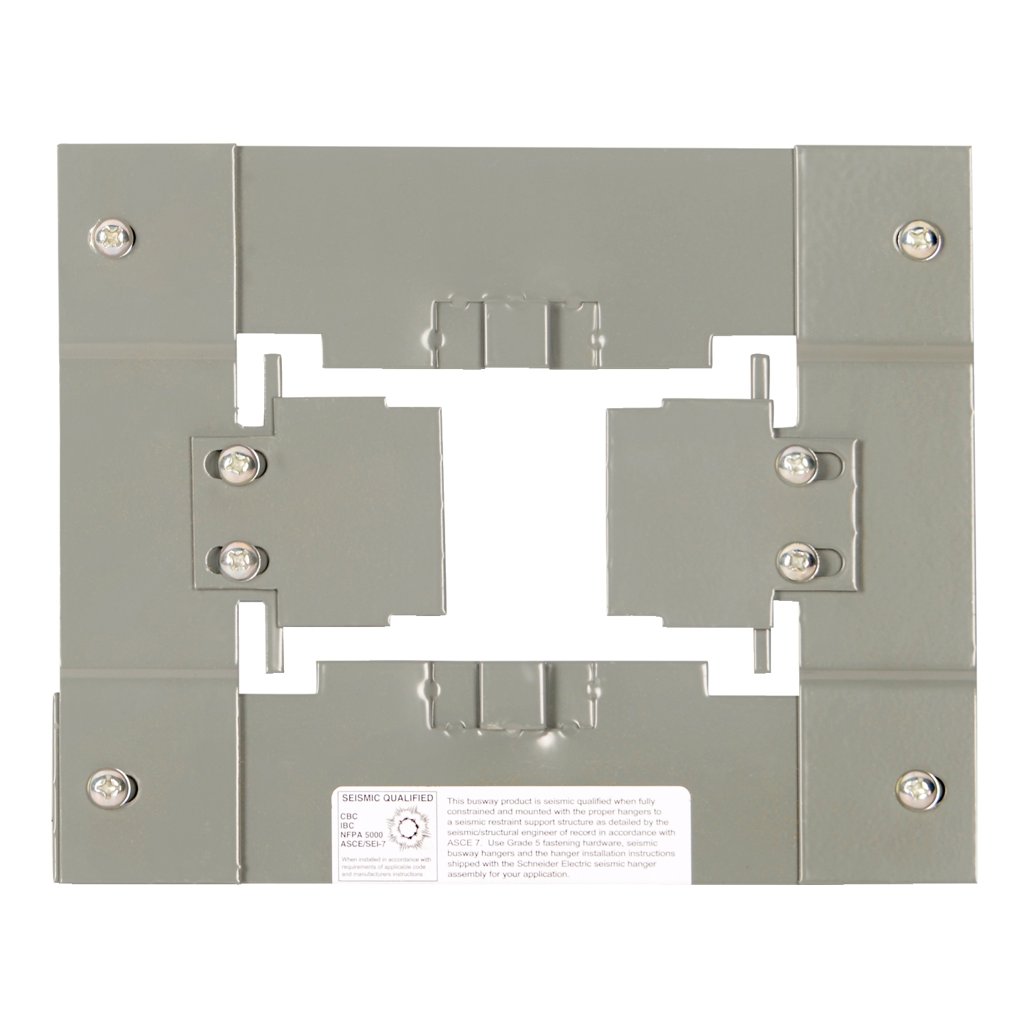 ACF38WF Wall Flange, 800 A, For Use With I-Line II 600 V AC/DC Busway