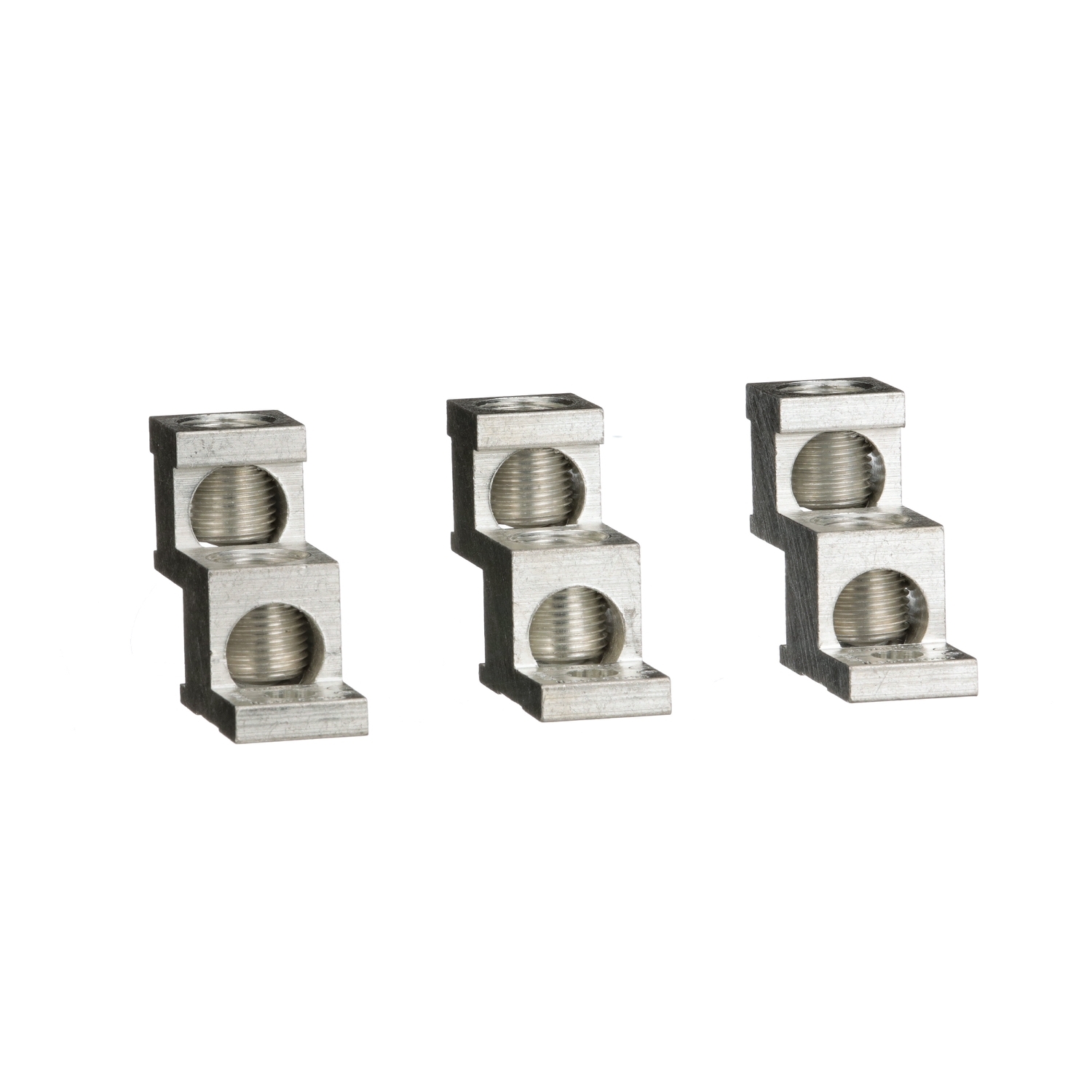 AL20DTF Double Lug Kit, 200 A, 6 AWG to 300 kcmil Wire, Aluminum Wire, Aluminum Lug