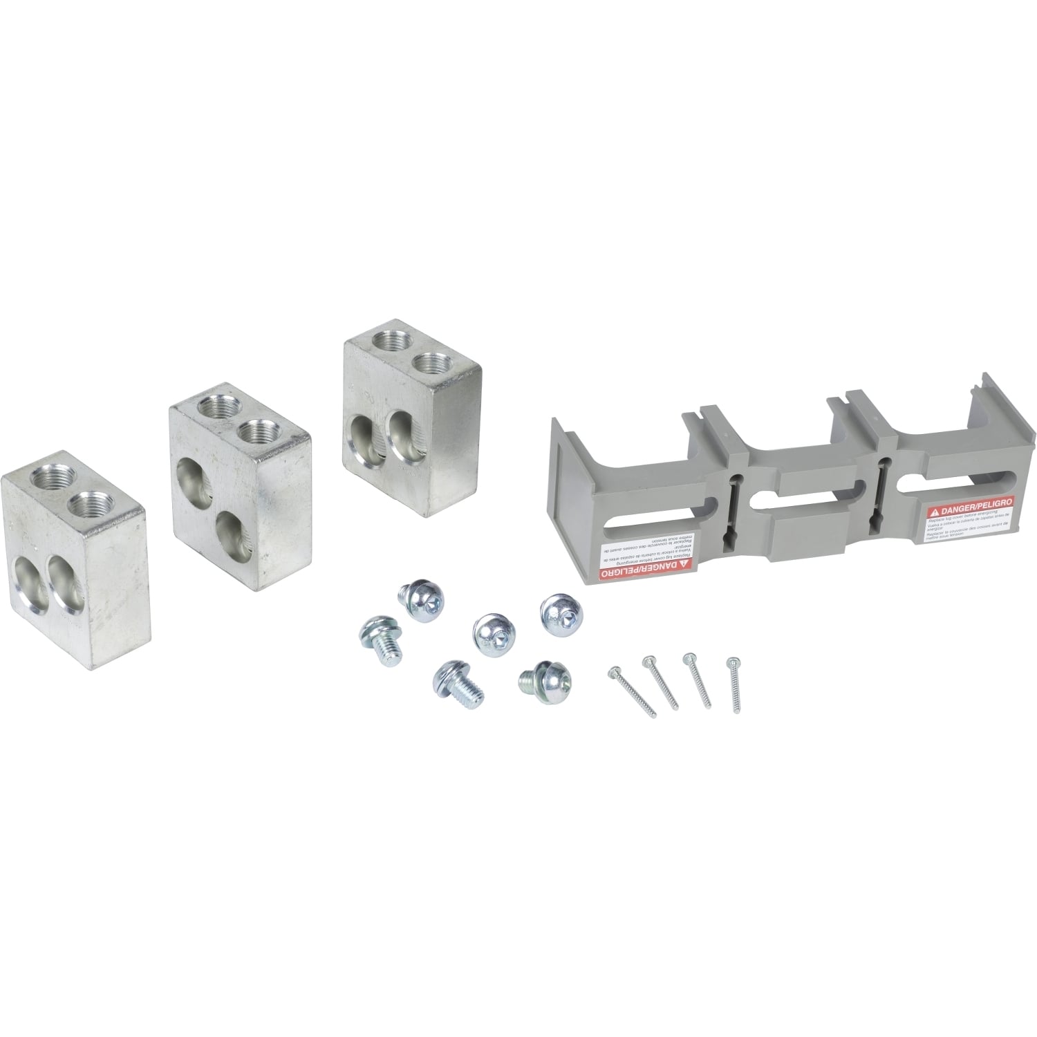 AL800P6K 3-Pole Mechanical Lug Kit, 3/0 AWG to 600 kcmil, Surface Mount, For Use With 800 to 1200 A PG, PJ, PL, MG, MJ Frame Circuit Breaker