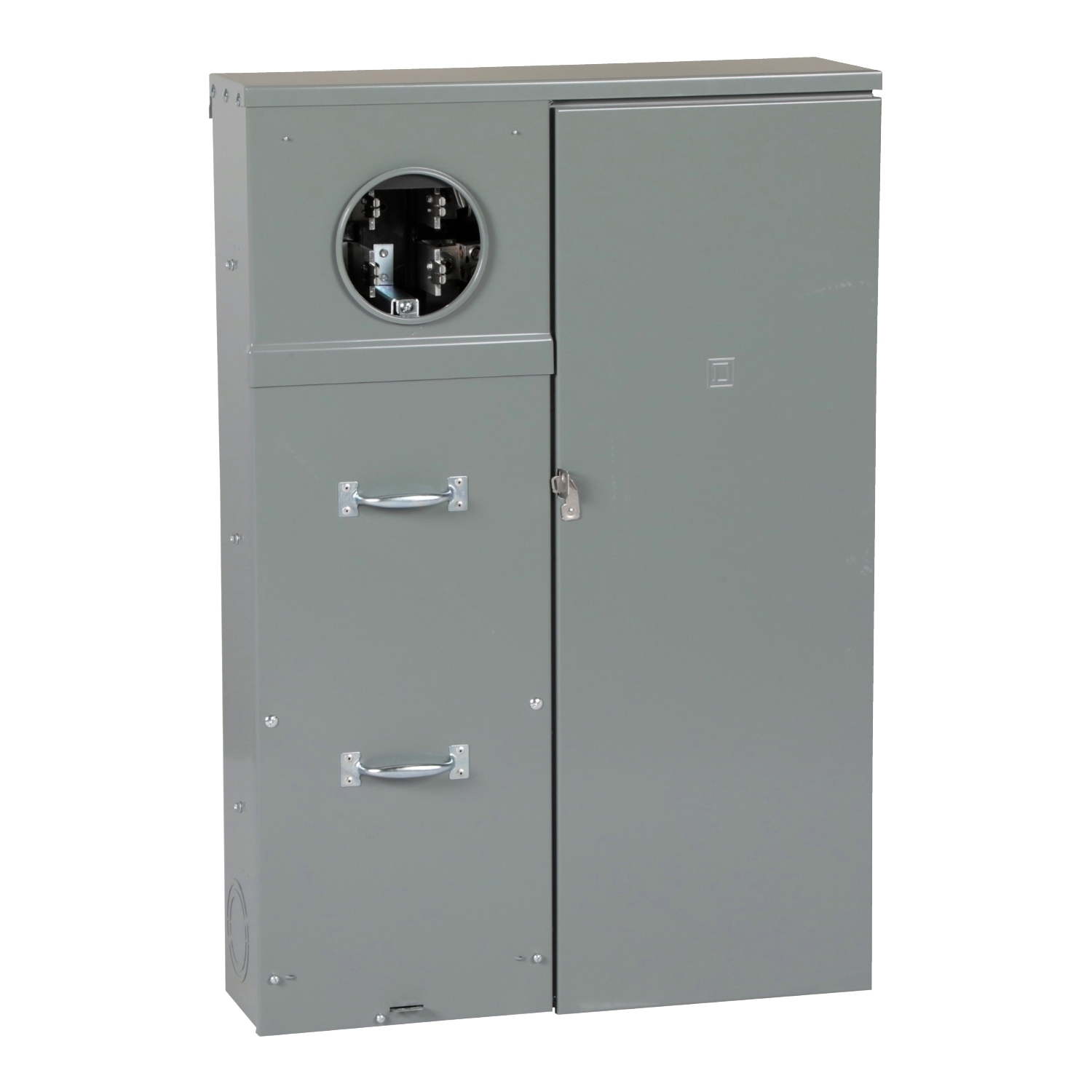 CU816D400CB QO Meter Main, CSED, 400 Amp, 1 Phase, Ringed, Test Block, UG, 120/240V, Surface, max 8 Spaces, 16 Circuits, Class 320