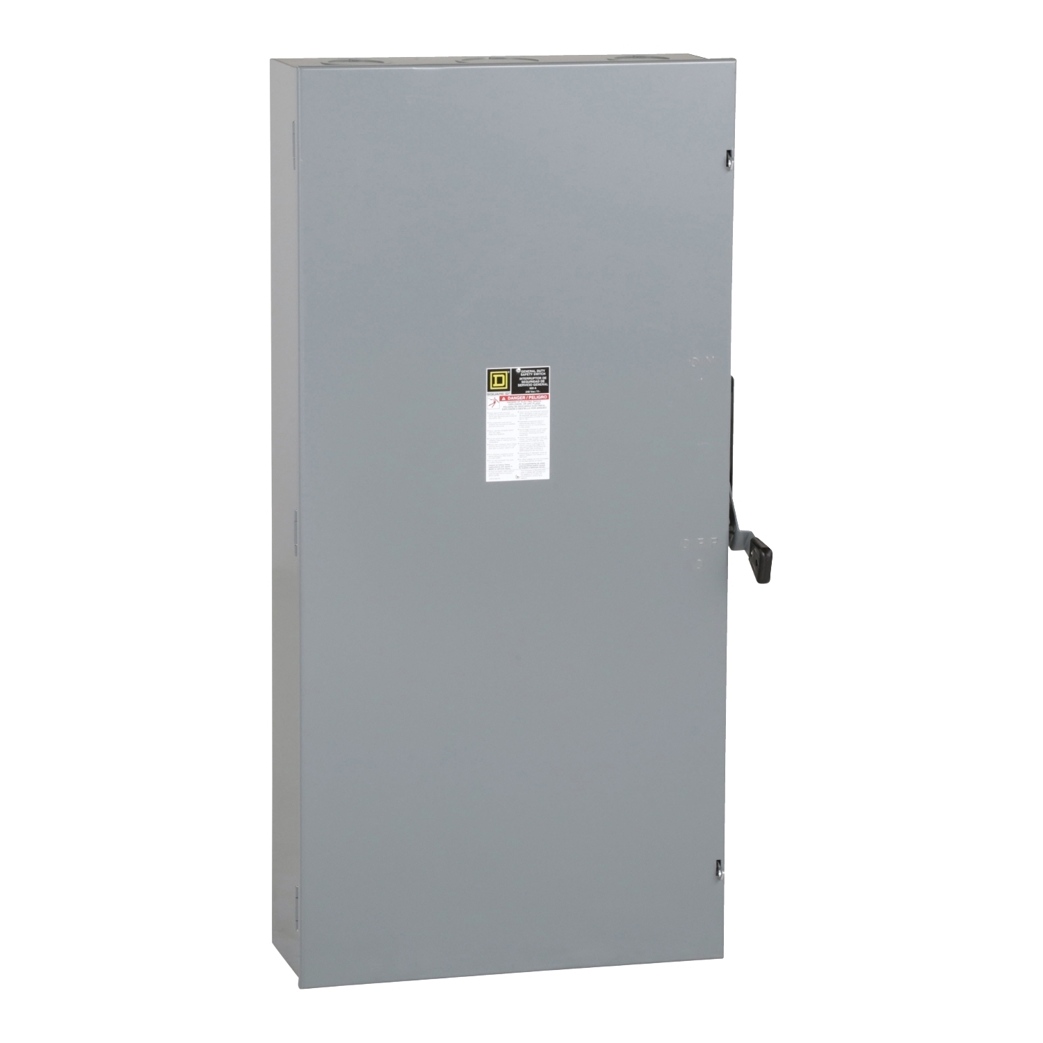 D326N E3 Series Fusible General Duty Safety Switch With Factory Installed Neutral, 240 V AC, 600 A, 75 to 150 hp, 3PST Contact, 3 Poles
