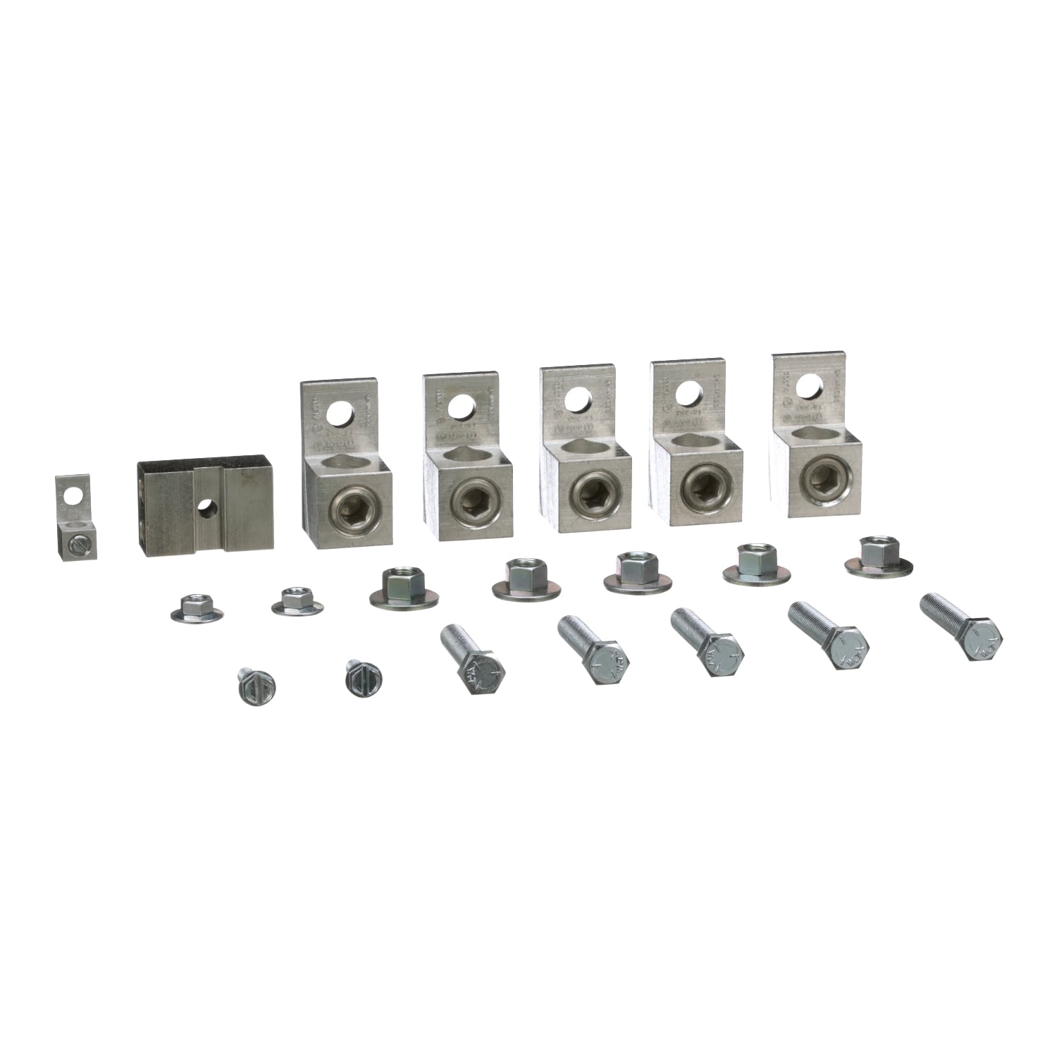 DASKGS250 Mechanical Lug Kit, 5 Pieces, For Use With 1-Phase Primary and Secondary, 3-Phase Wye Secondary and 3-Phase Delta with Center Tap Transformer