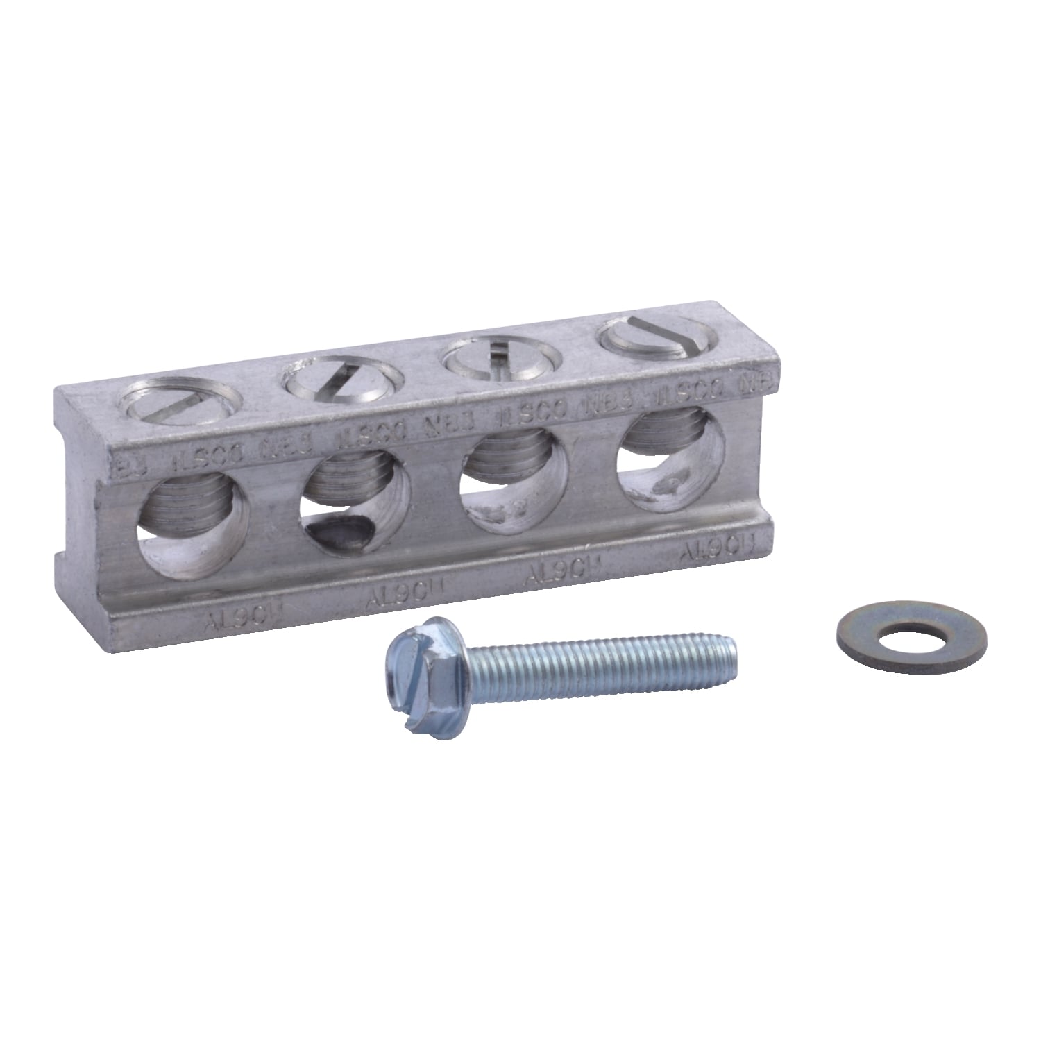 DT100SG Heavy Duty Grounding Bar, For Use With Double Throw Safety Switch, 60/100/200 A, 14 to 1/0 AWG Al/Cu