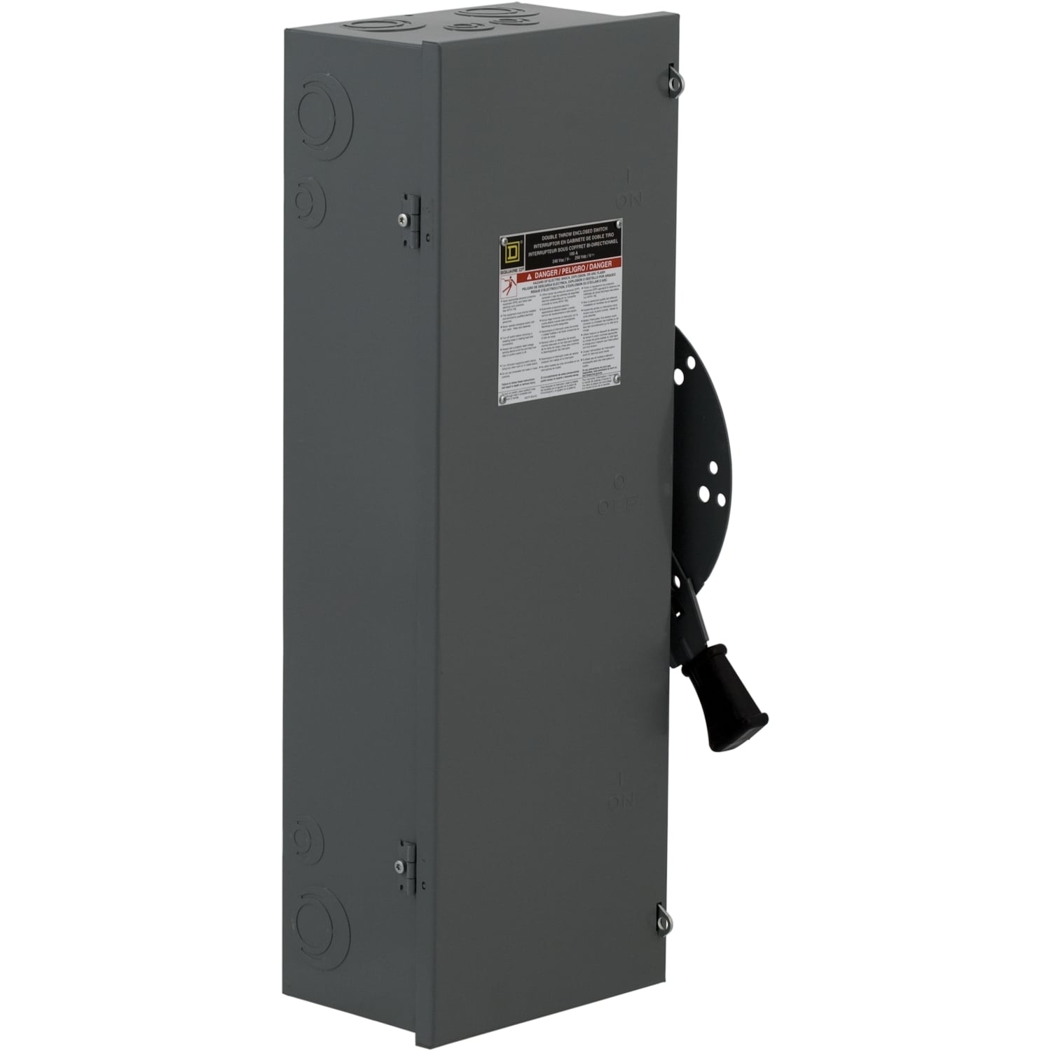 DTU462 F5 General Purpose Non-Fusible Safety Switch, 600 V AC/DC, 60 A, 60 hp at 600 VAC, 30 hp at 600 VDC, 4 Poles