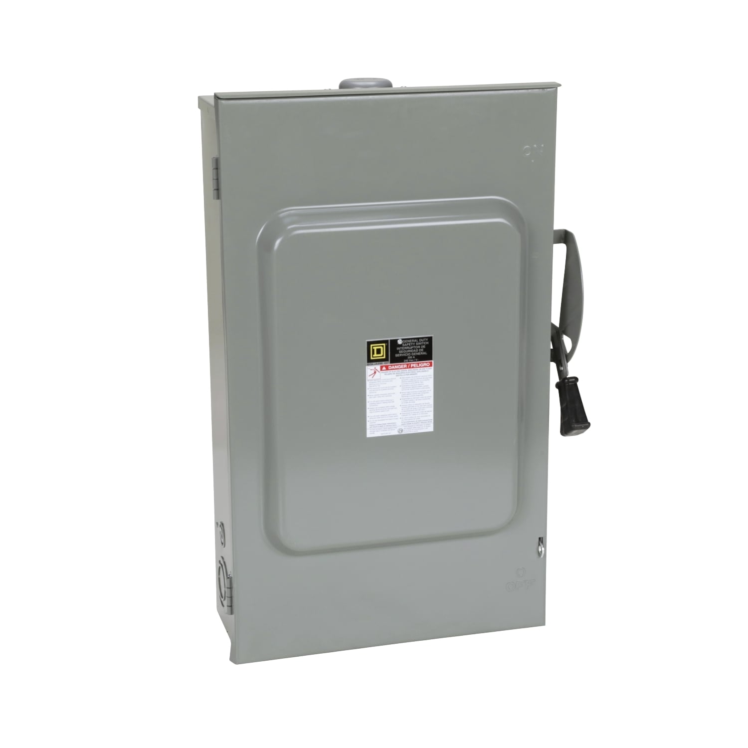 DU324RB F1 Series General Duty Non-Fusible Iceproof Rainproof Safety Switch, 240 V AC, 200 A, 15 to 60 hp, 3PST Contact, 3 Poles