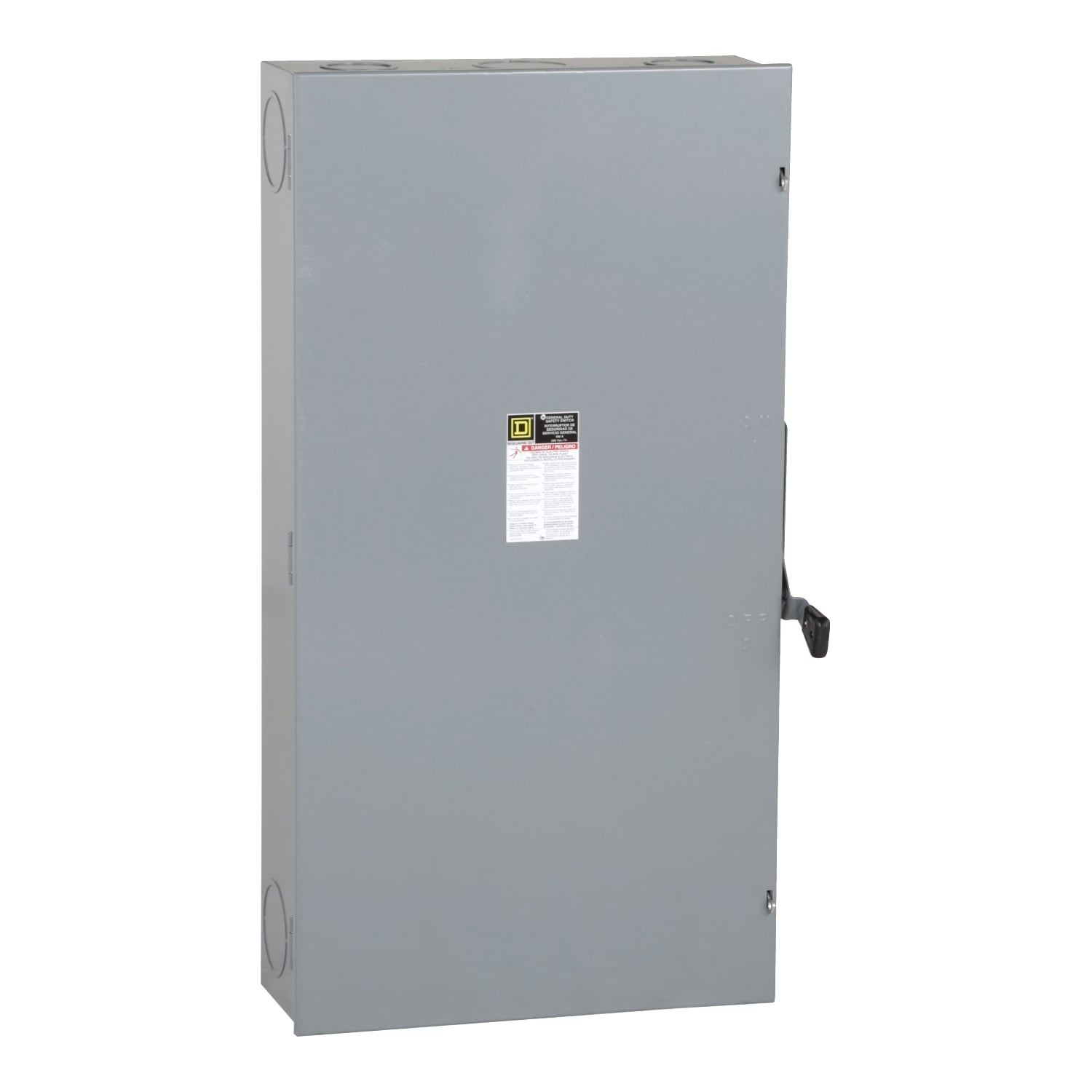 DU325 E3 Series General Duty Non-Fusible Safety Switch, 240 V AC, 400 A, 125 hp, 3PST Contact, 3 Poles