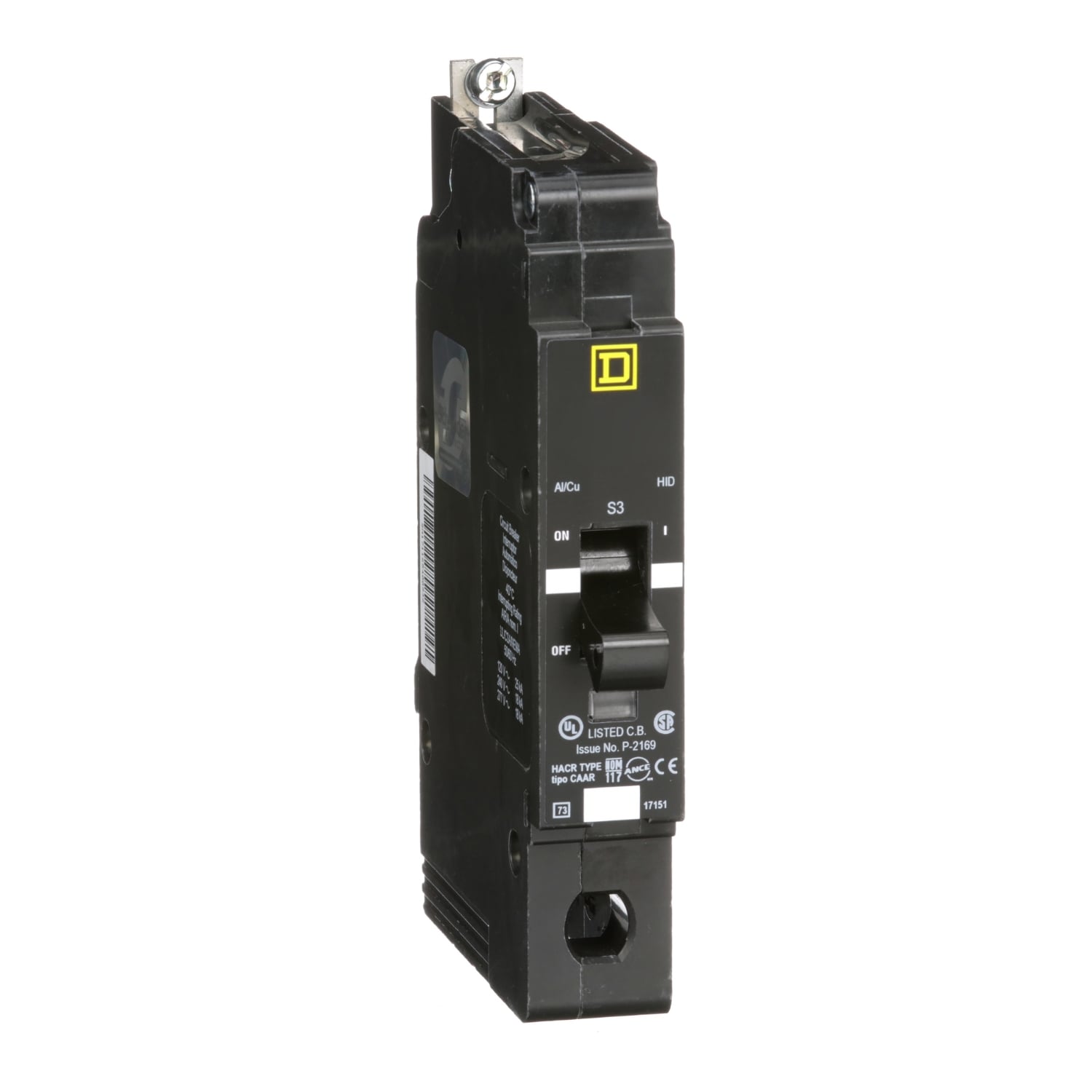 EDB14035 Miniature Circuit Breaker, 35 Amp, 1 Pole, 277V