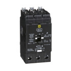 Mini circuit breaker, E-Frame, 40A, 3 pole, 480Y/277 VAC, 25 kA max, bolt on