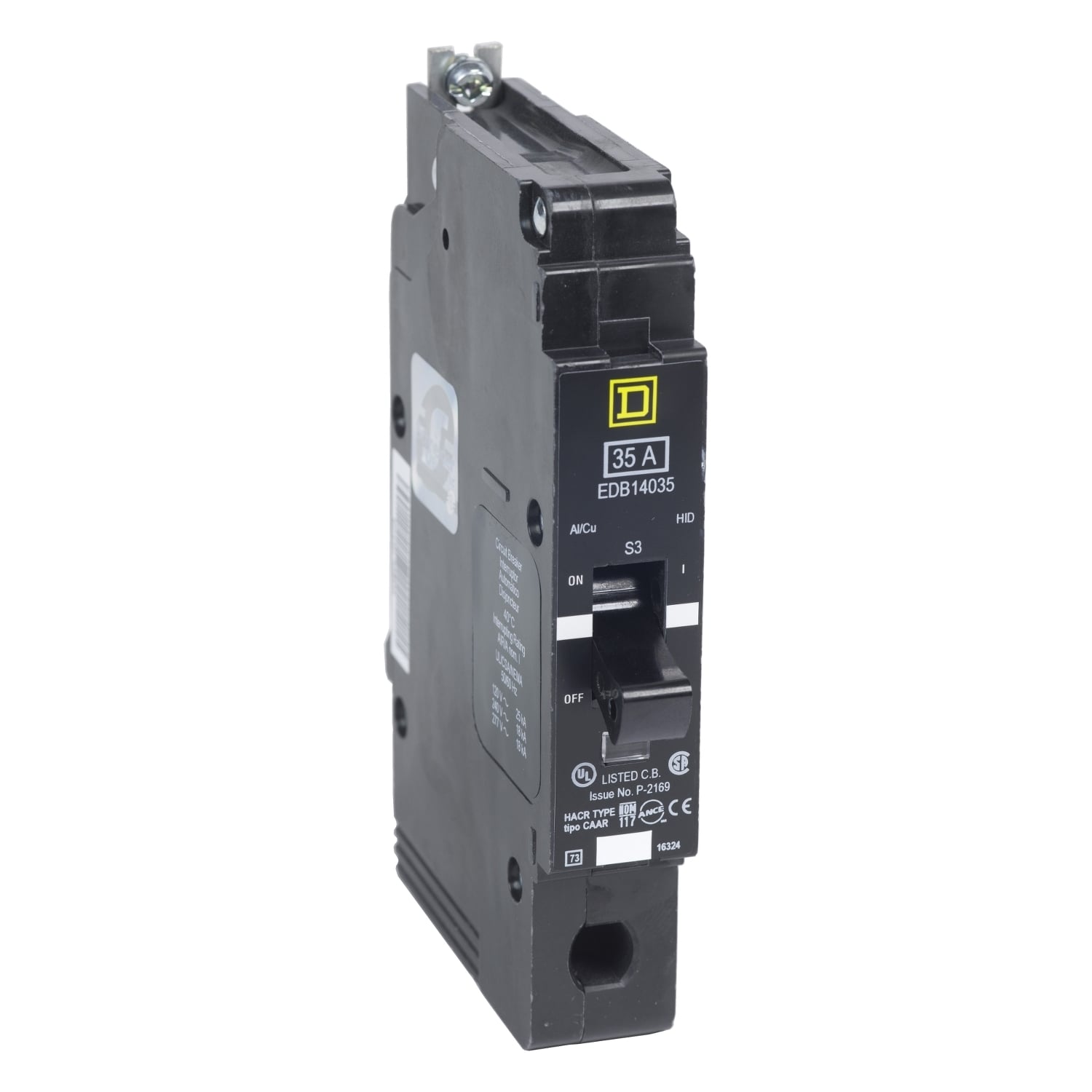 EGB14035 Miniature Circuit Breaker, 35 Amp, 1 Pole, 277V