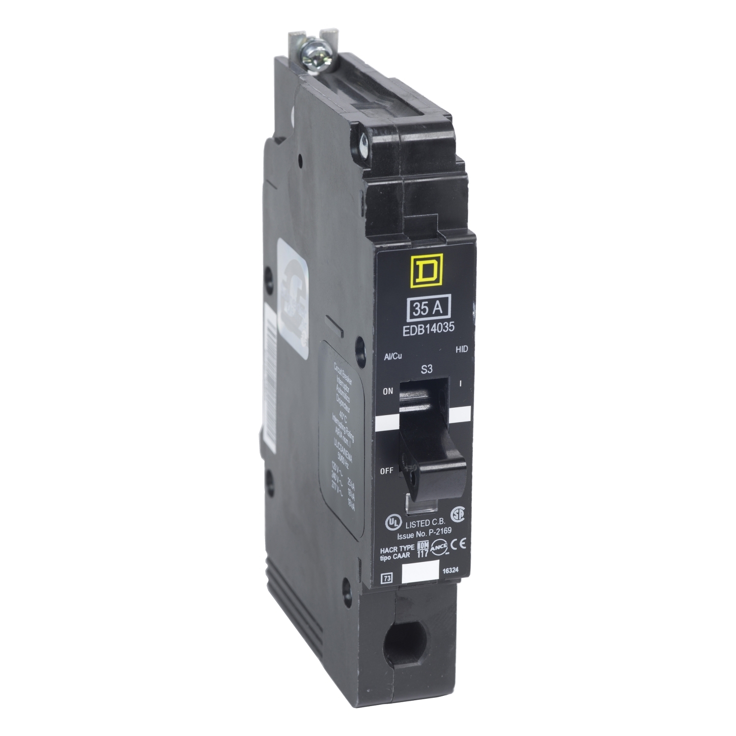EJB14040 Miniature Circuit Breaker, 40 Amp, 1 Pole, 277V