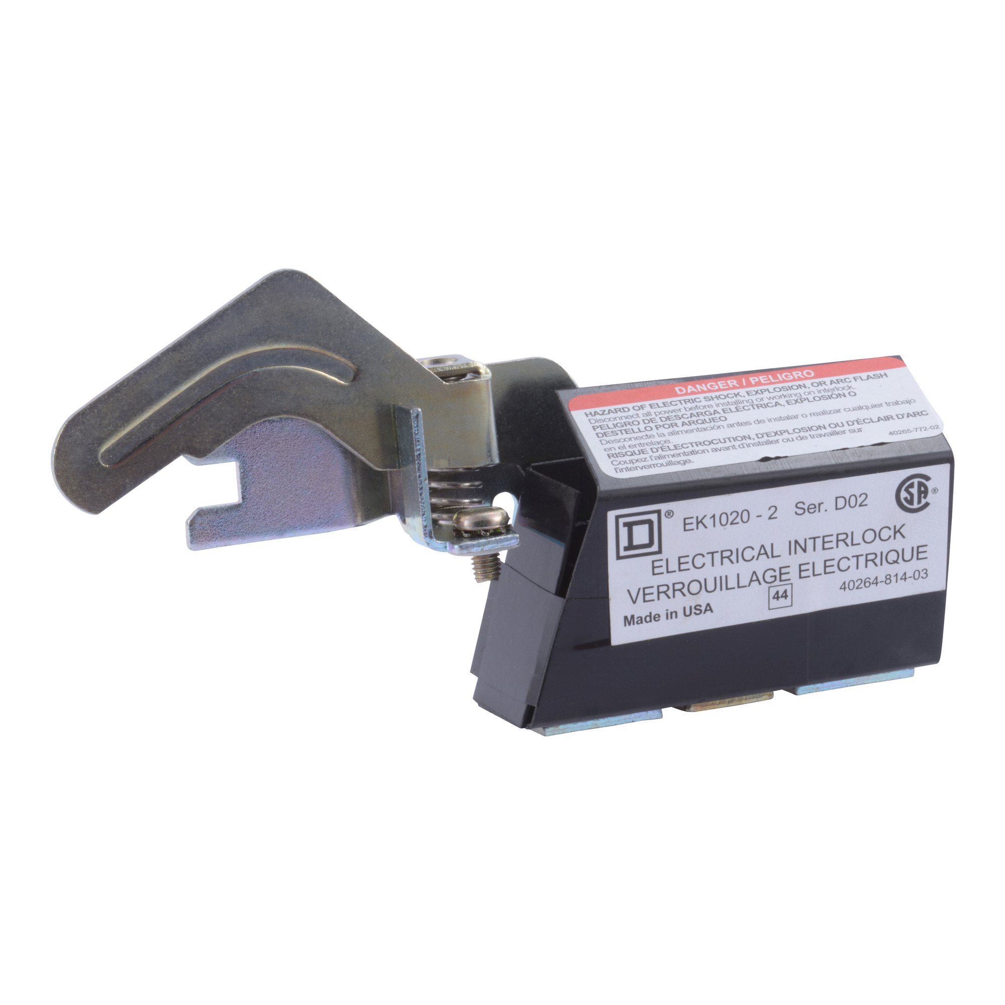 EK10202 Electrical Interlock Kit, For Use With Safety Switch