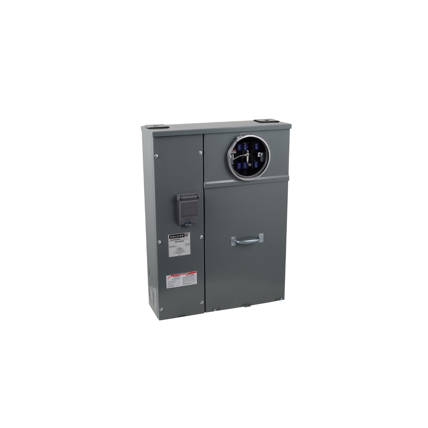 EMT3225CB Individual Meter Main, Test Block Bypass, OH, UG, 200 Amp, 3 Phase, 4 Wire, 208Y/120V or 240/120V, Delta, 7 Jaw
