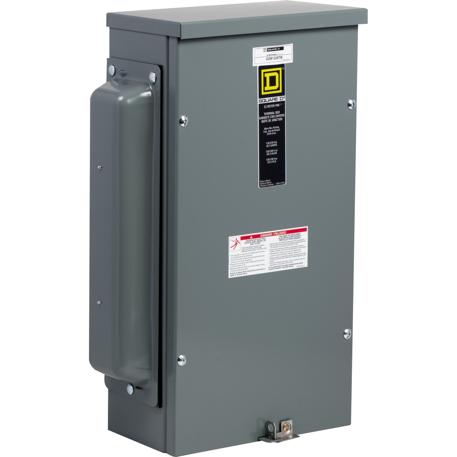 EZM1225TB Metering EZM Terminal Box, 225 Amp, 1 Phase