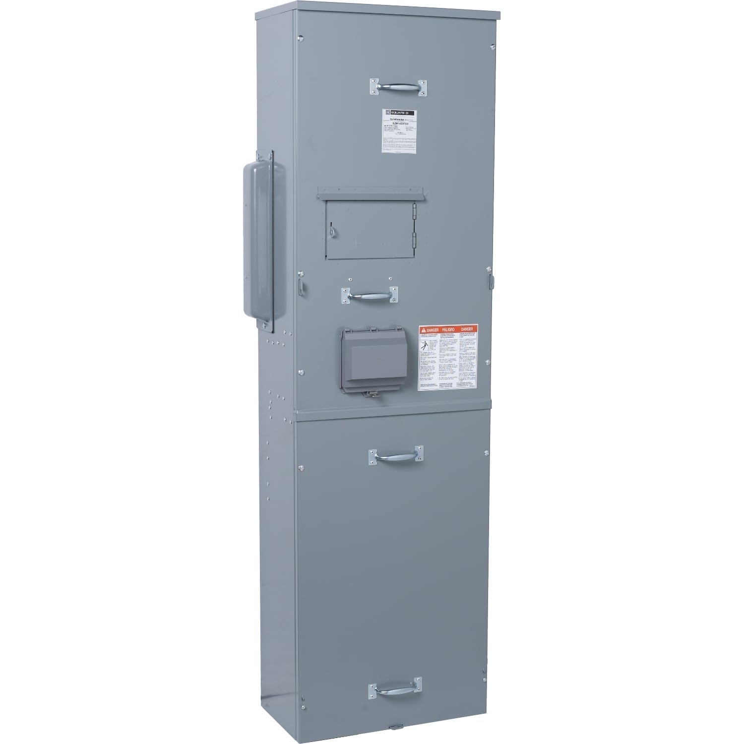 EZM1400FSU Main Unit, EZ Meter Pak, 400 Amp, 120/240V, 1 Phase, 3 Wire, Aluminum Busbar, Main Fusible Switch, UG