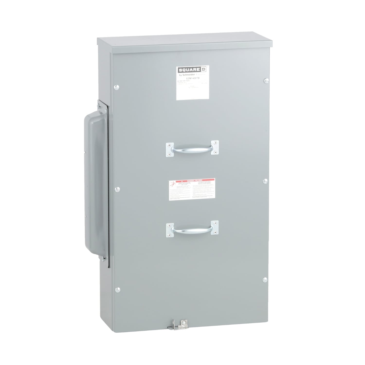EZM1400TB Main Unit, EZ Meter Pak, 400 Amp, 120/240V, 1 Phase, 3 Wire, Aluminum Busbar, Main Lugs, Terminal Box, OH, UG