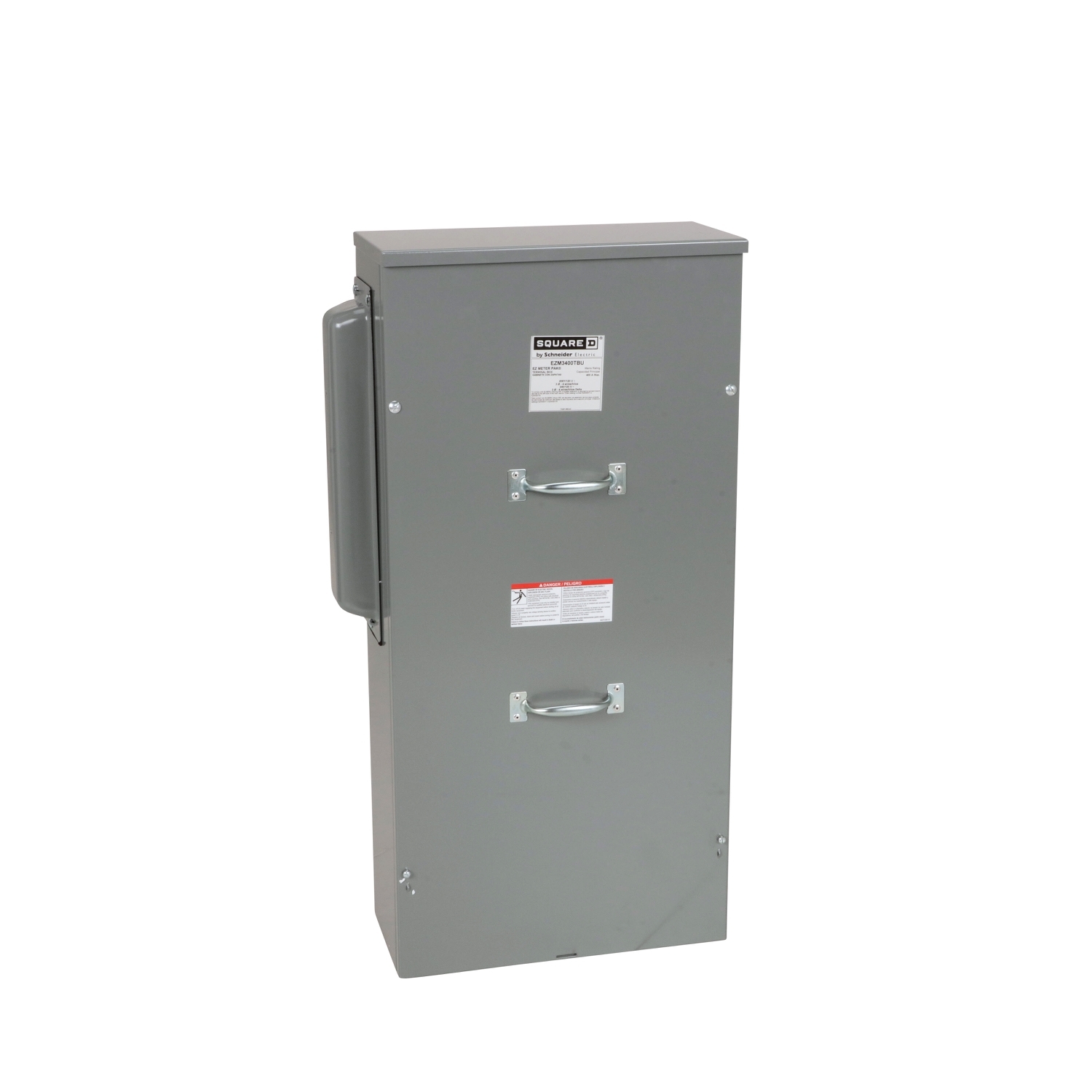 EZM3400TBU Main Unit, EZ Meter Pak, 400 Amp, 208Y/120V, 3 Phase, 4 Wire, Aluminum Busbar, Main Lugs, Terminal Box, UG