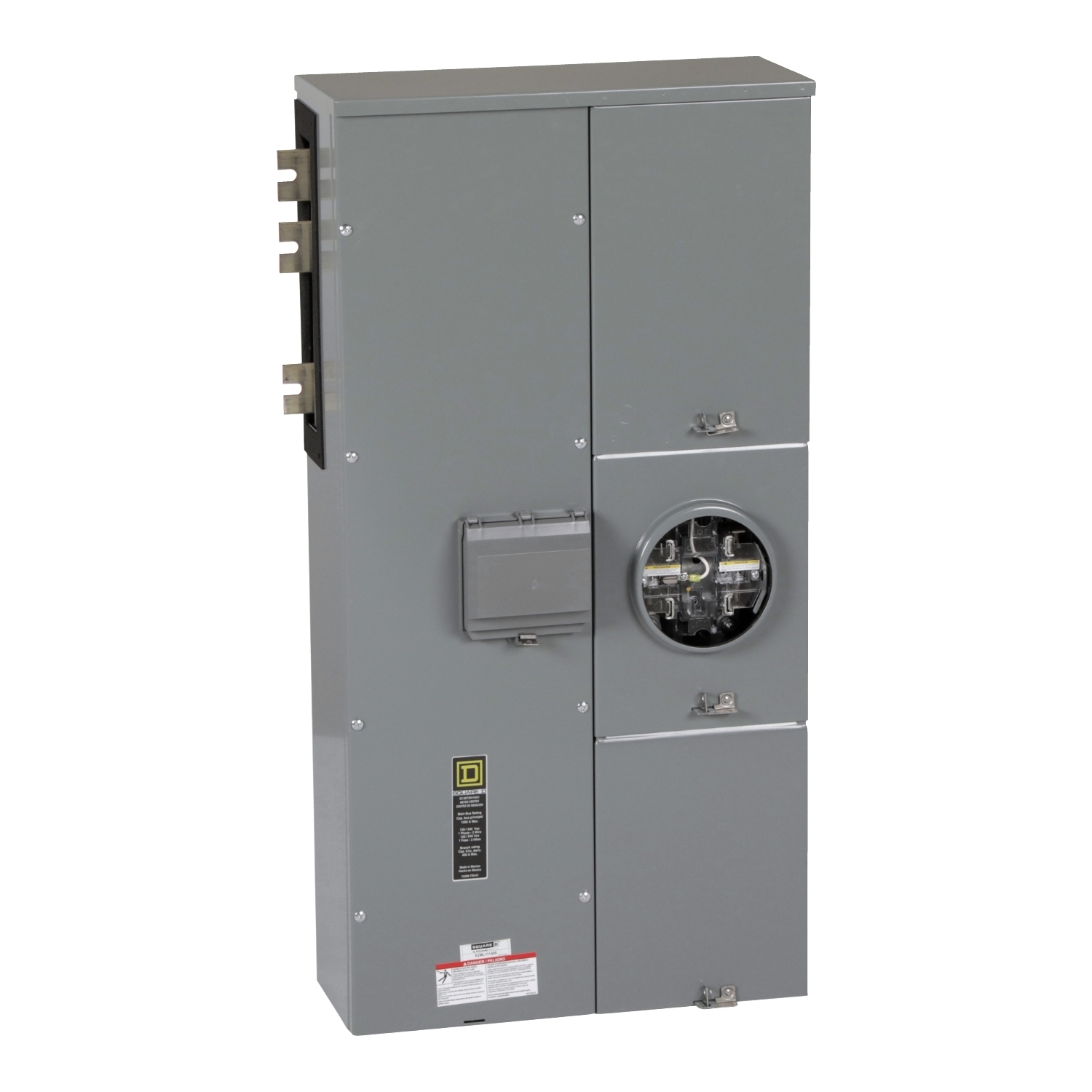 EZML111400 Branch Unit, EZ Meter Pak, 400 Amp, 1 Socket, 120/240V, Lever Bypass, Ringless, Copper Busbar