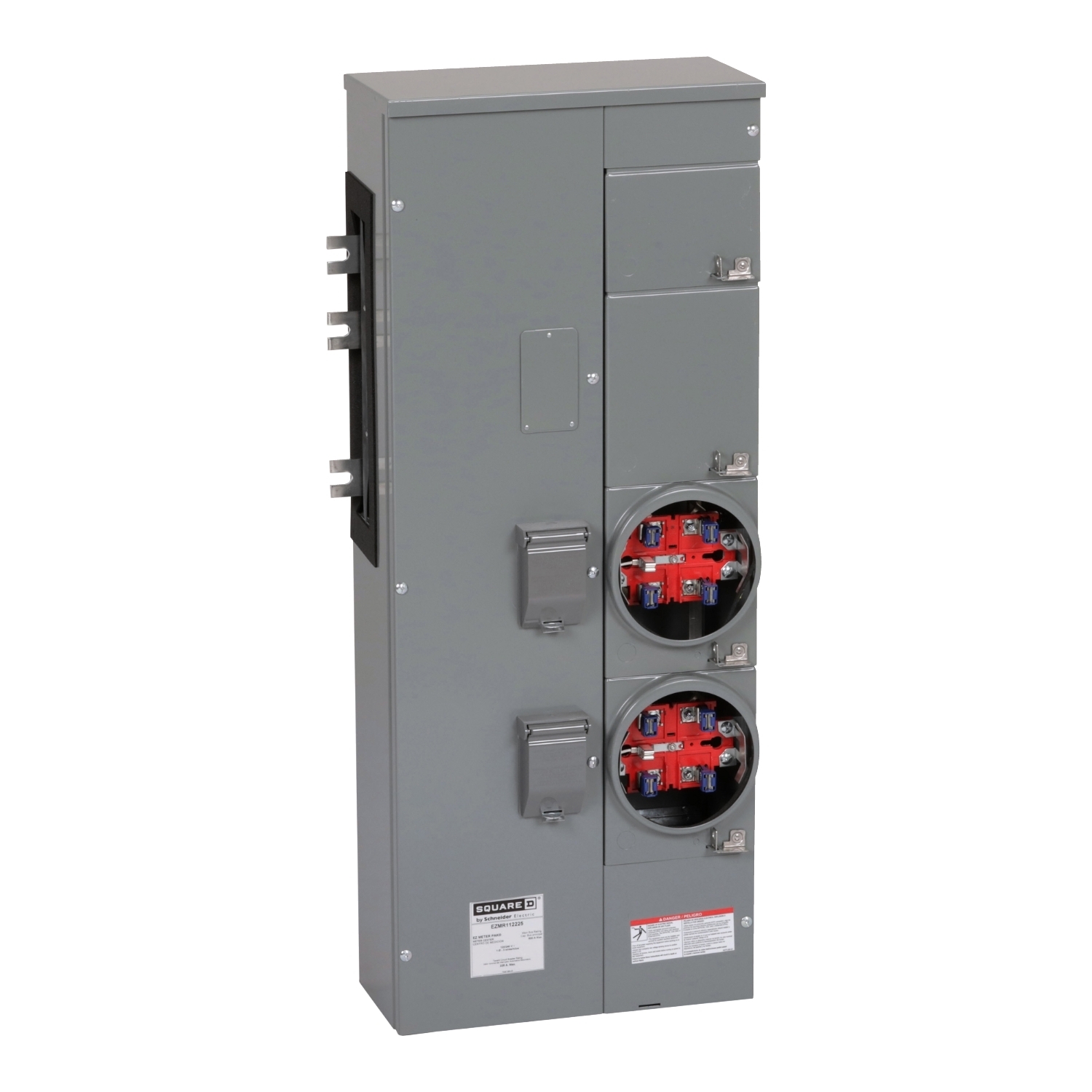 EZMR112225 Branch Unit, EZ Meter Pak, 225 Amp, 2 Socket, 120/240V, No Bypass, Ringless