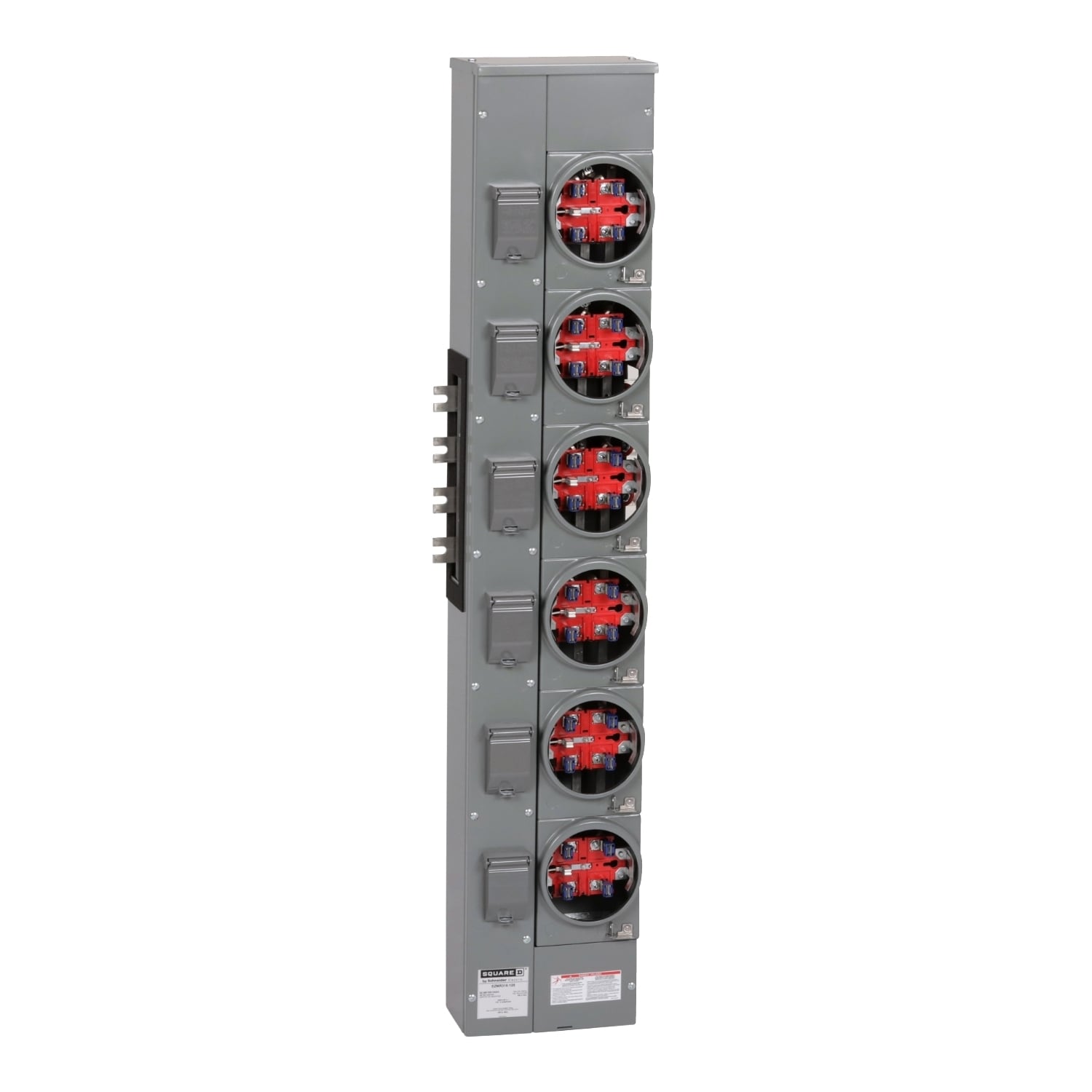 EZMR316125 Meter-Pak EZM 6-Position Meter Center Branch Unit, 208Y/120 V AC, 125 A, 1/3  Phase , NEMA 3R Enclosure