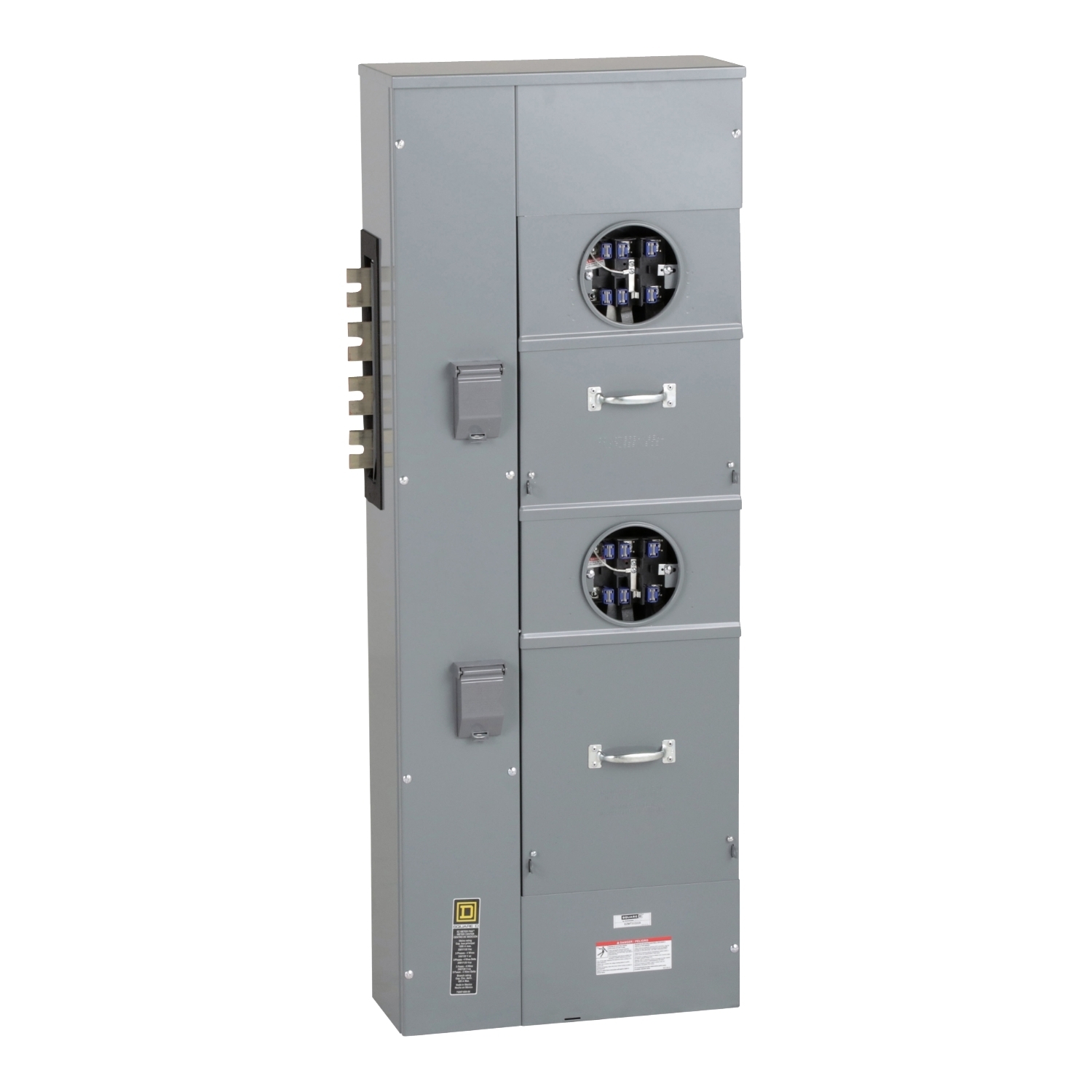 EZMT332225 Branch Unit, EZ Meter Pak, 225 Amp, 2 Socket, 208Y/120V, Test Block Bypass, Ringed