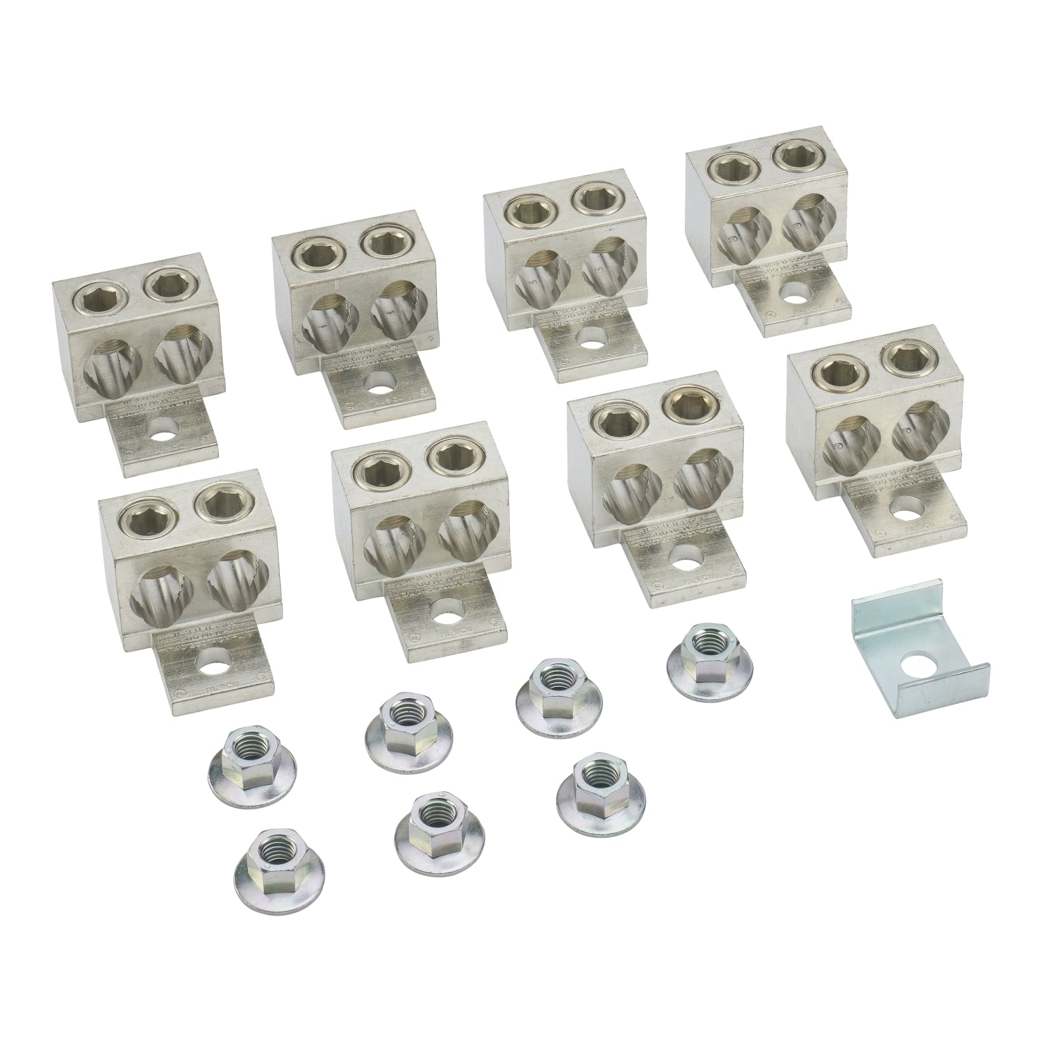 GD4060LK Field Installed Lug Kit, 400 to 600 A, 1/0 AWG to 600 kcmil, 1/0 AWG to 250 kcmil Wire, Aluminum/Copper Wire
