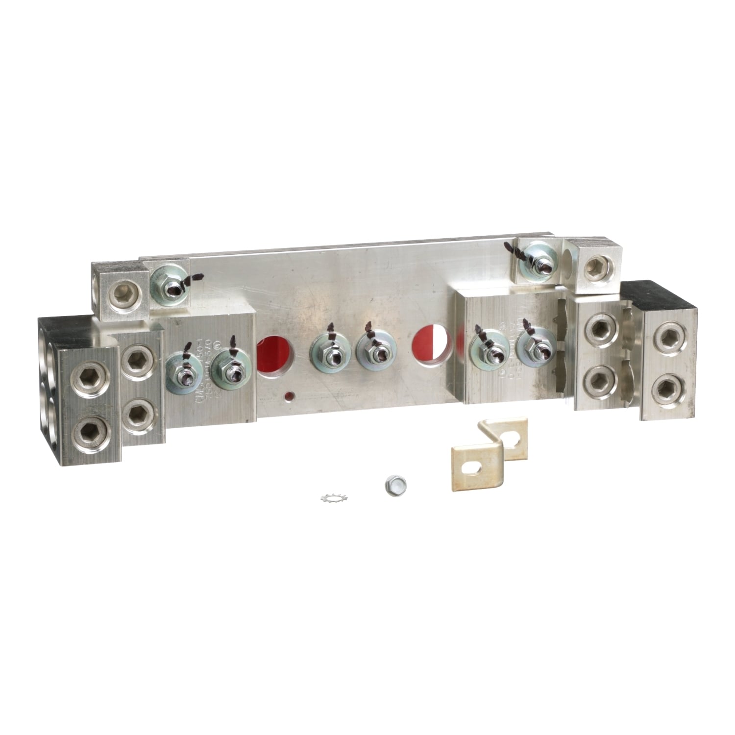 H1200SNE4 Groundable Heavy Duty Insulated Solid Neutral Assembly Kit, For Use With Class 3100 E4 Series 1200 A Heavy Duty Safety Switch, 3/0 AWG to 750 kcmil, 6 AWG to 350 kcmil (Al/Cu) Service Ground Lug