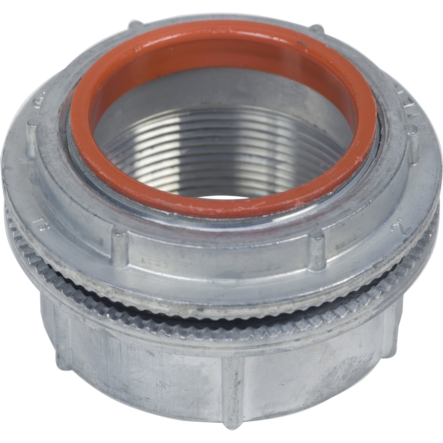 H200 Watertight Safety Switch Hub With Gasket, Insulated Throat, 2 in, For Use With NEMA 4/4X/5/12 Switch, Circuit Breaker Enclosure, Heavy Duty Safety Switch, Stainless Steel, Zinc Plated