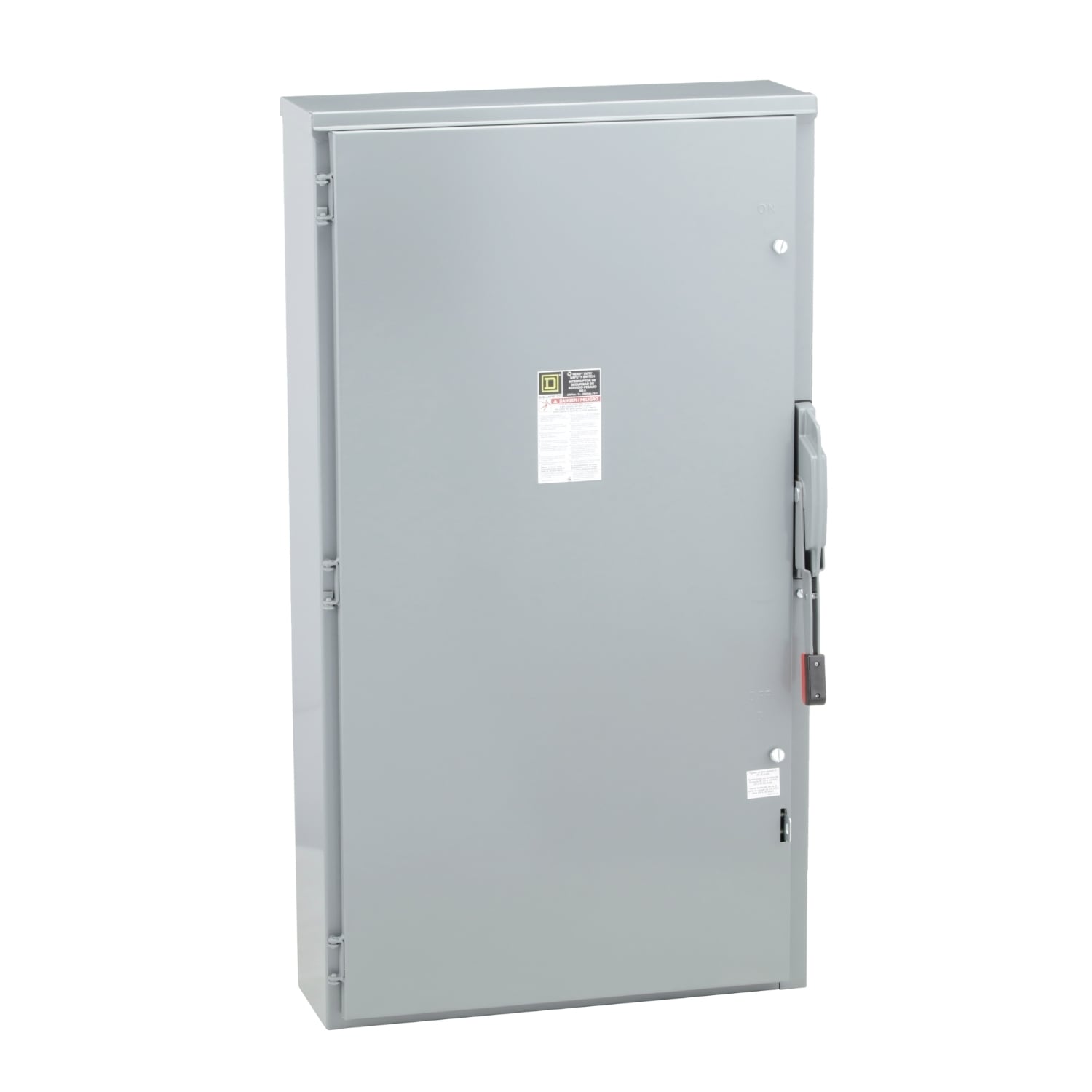 H225NR E5 Series Heavy Duty Fusible Iceproof Rainproof Sleetproof Safety Switch With Factory Installed Neutral, 240 V AC/250 V DC, 400 A, 50 hp, 125 hp, DPST Contact, 2 Poles
