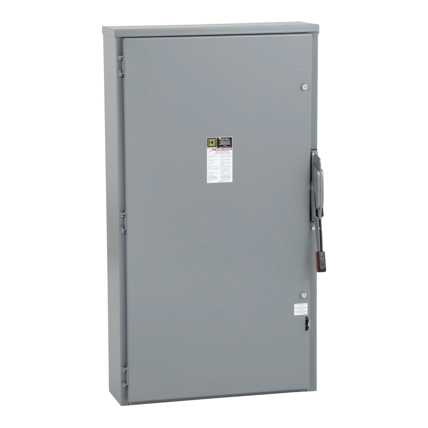 H325R E5 Fusible Rainproof Heavy Duty Safety Switch, 240 V AC/250 V DC, 400 A, 125 hp at 240 VAC, 50 hp at 250 VDC, 3NO 3 Form A Contact, 3 Poles