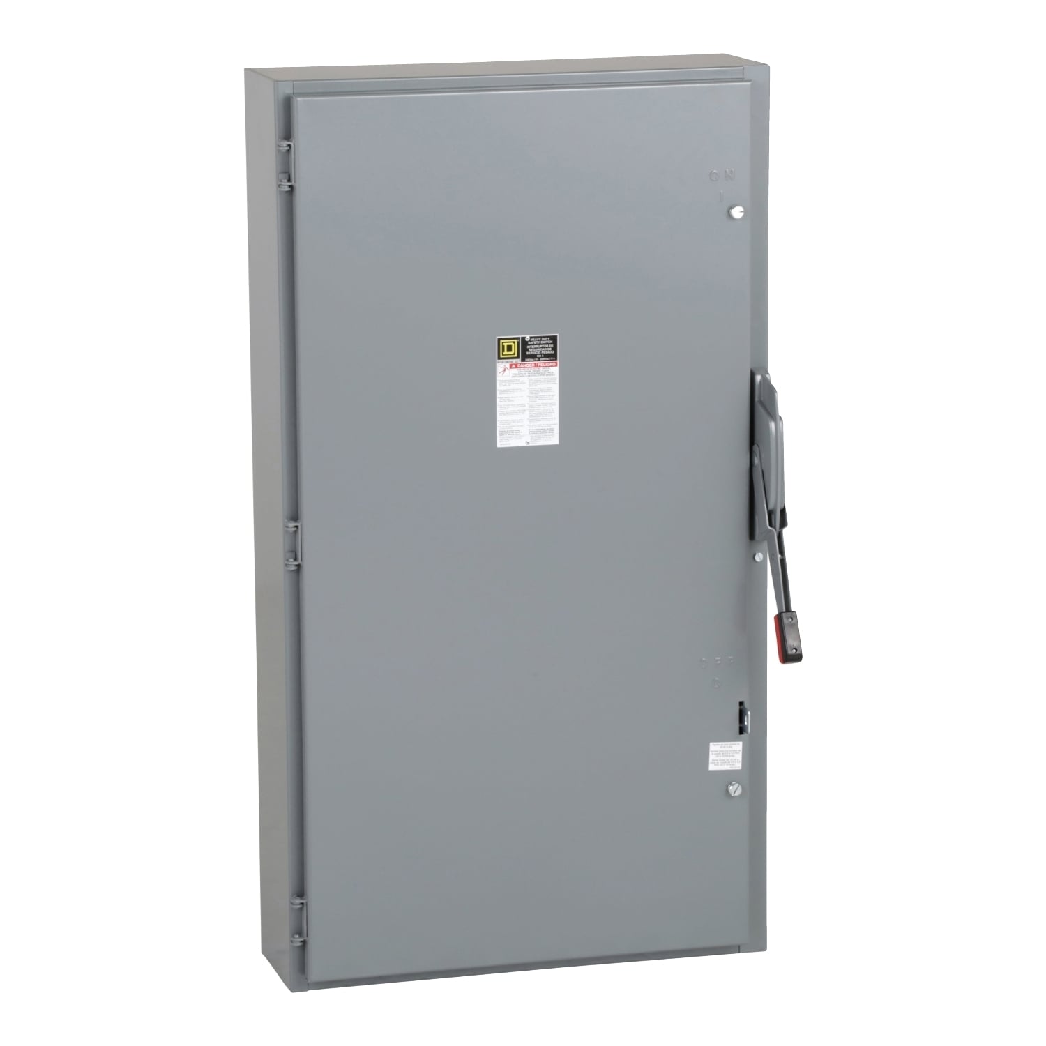 H326N E4 Fusible Disconnect Heavy Duty Safety Switch With Factory Installed Neutral, 240 V AC/250 V DC, 600 A, 50 hp, 75 hp, 200 hp, 3PST Contact, 3 Poles