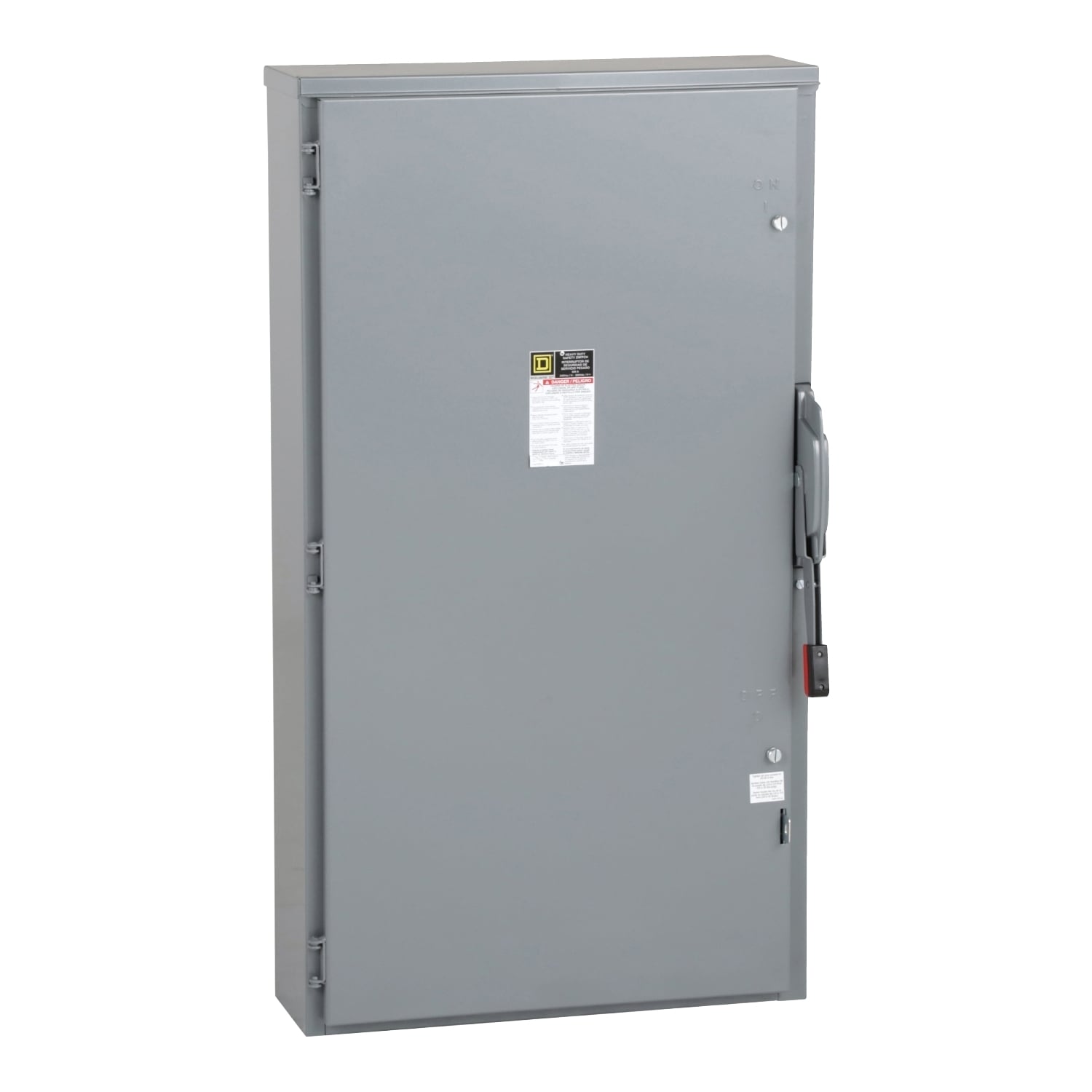H326NR E5 Fusible Iceproof Rainproof Single Throw Sleetproof Heavy Duty Safety Switch With Factory Installed Neutral, 240 V AC/250 V DC, 600 A, 50 hp, 75 hp, 200 hp, 3PST Contact, 3 Poles