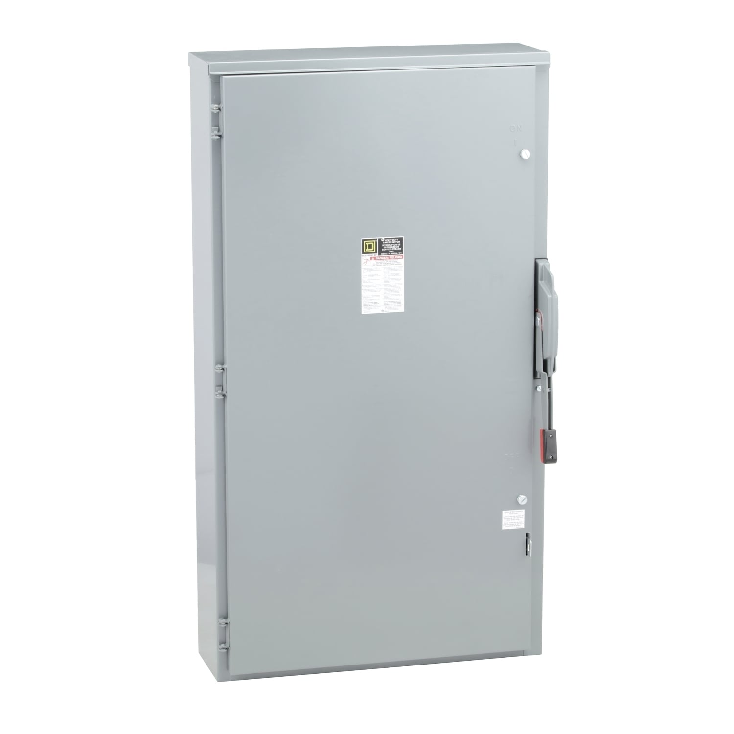 H326R Heavy Duty Fusible Rainproof Safety Switch, 240 V AC/250 V DC, 600 A, 200 hp at 240 VAC, 50 hp at 250 VDC, 3NO 3 Form A Contact, 3 Poles