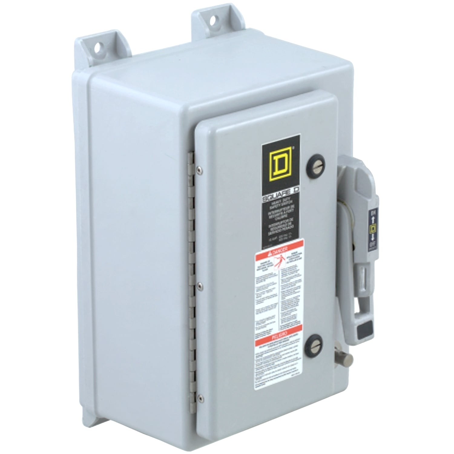 H361DF F5 Corrosion-Resistant Dusttight Watertight Fusible Heavy Duty Safety Switch, 600 V AC/DC, 30 A, 20 hp at 600 VAC, 15 hp at 600 VDC, 3NO 3 Form A Contact, 3 Poles
