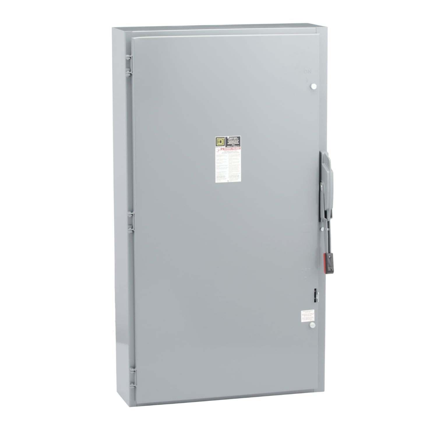 H365 Heavy Duty Fusible Safety Switch, 600 V AC/DC, 400 A, 50 hp, 125 hp, 3PST Contact, 3 Poles