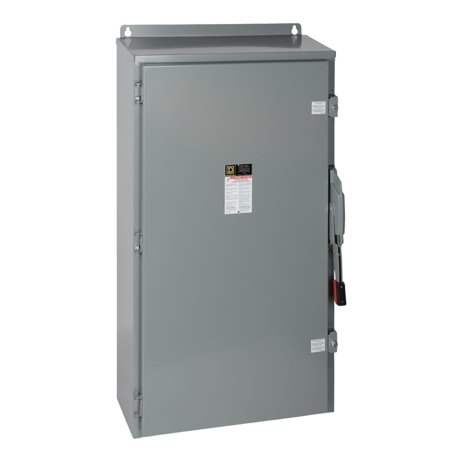 H365AWK E5 Dust-Tight Driptight Fusible Iceproof Rainproof Sleetproof Heavy Duty Safety Switch, 600 V AC/DC, 400 A, 125 hp, 350 hp, 50 hp, 3PST Contact, 3 Poles