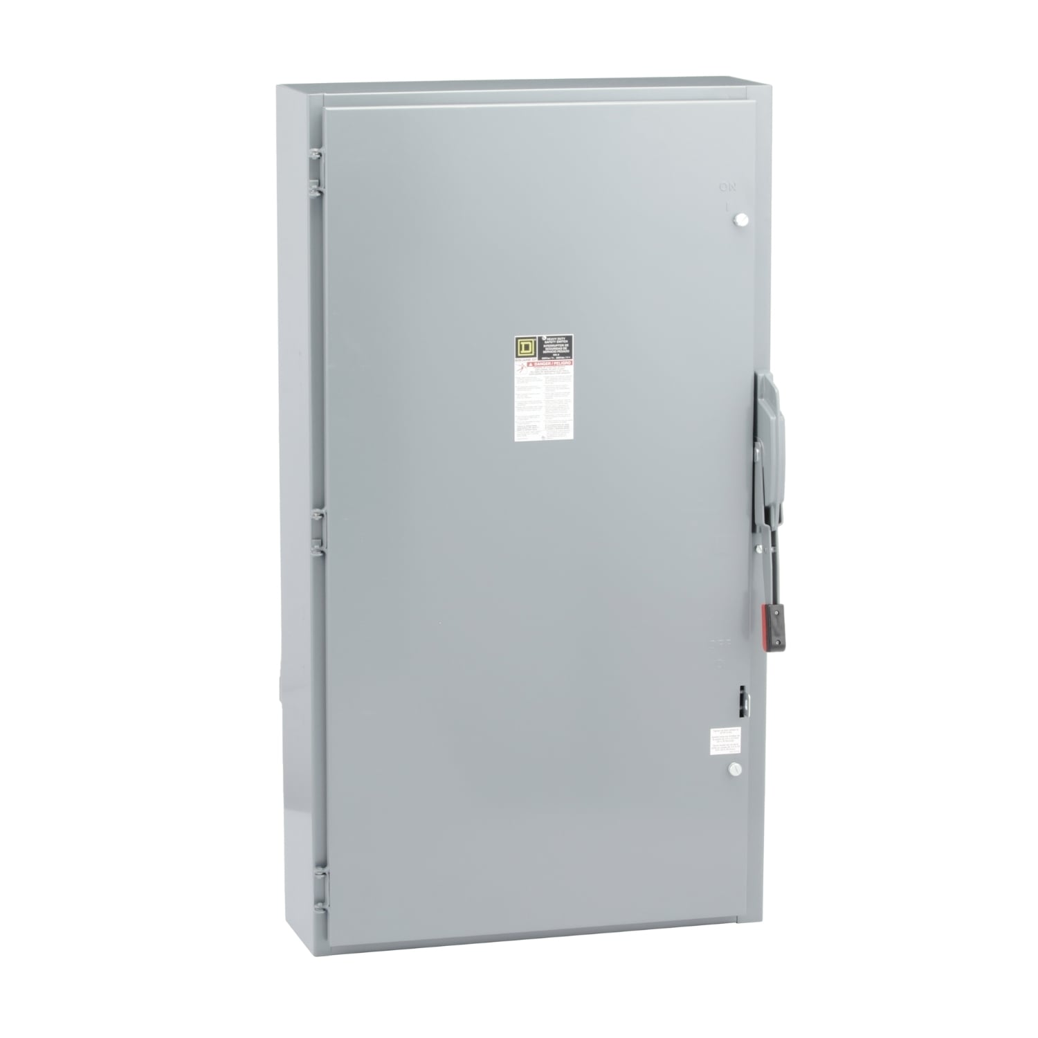 H365N Heavy Duty Fusible Safety Switch With Factory Installed Neutral, 600 V AC/DC, 400 A, 50 hp, 125 hp, 3PST Contact, 3 Poles