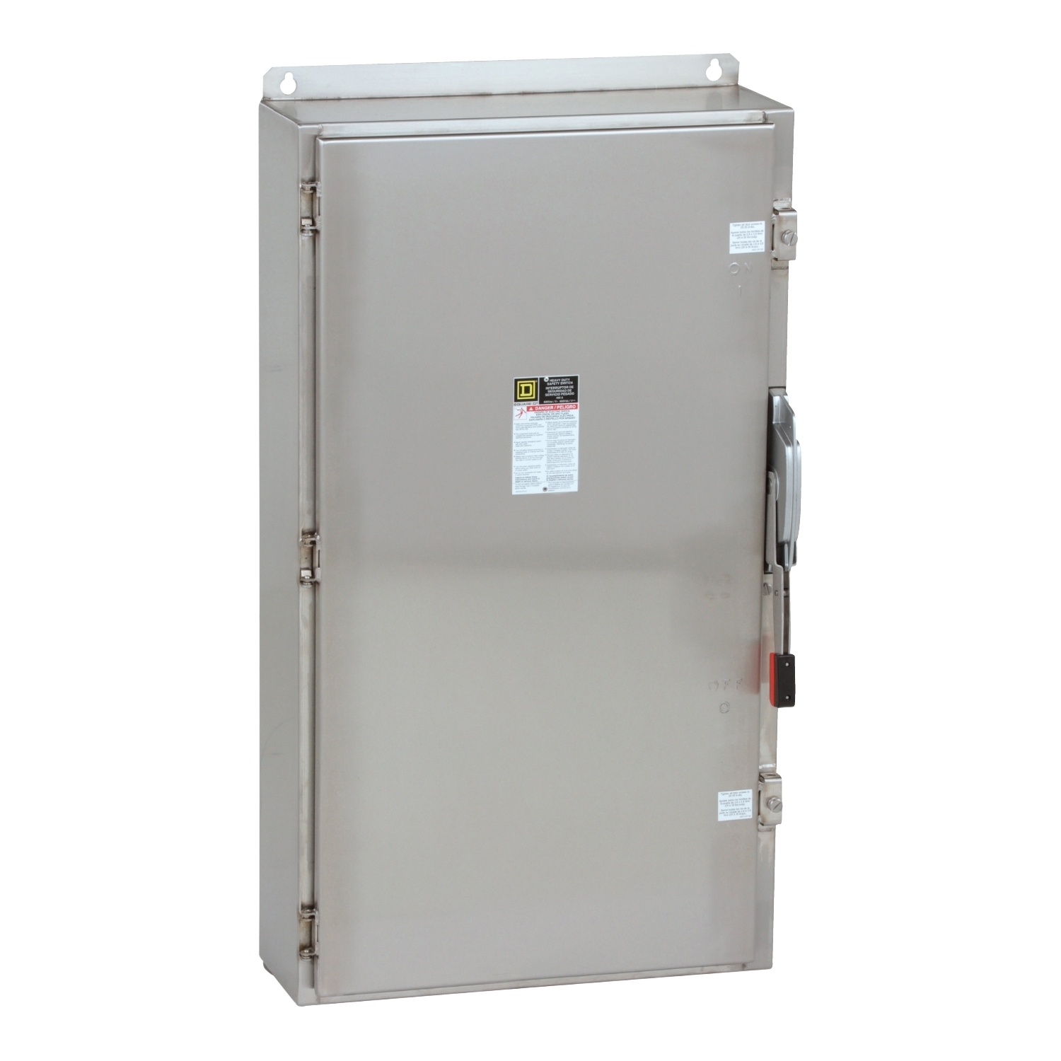 H365NDS Fusible Heavy Duty Disconnect Switch, 600 V AC/DC, 400 A, 50 hp, 125 hp, 3PST Contact, 3 Poles