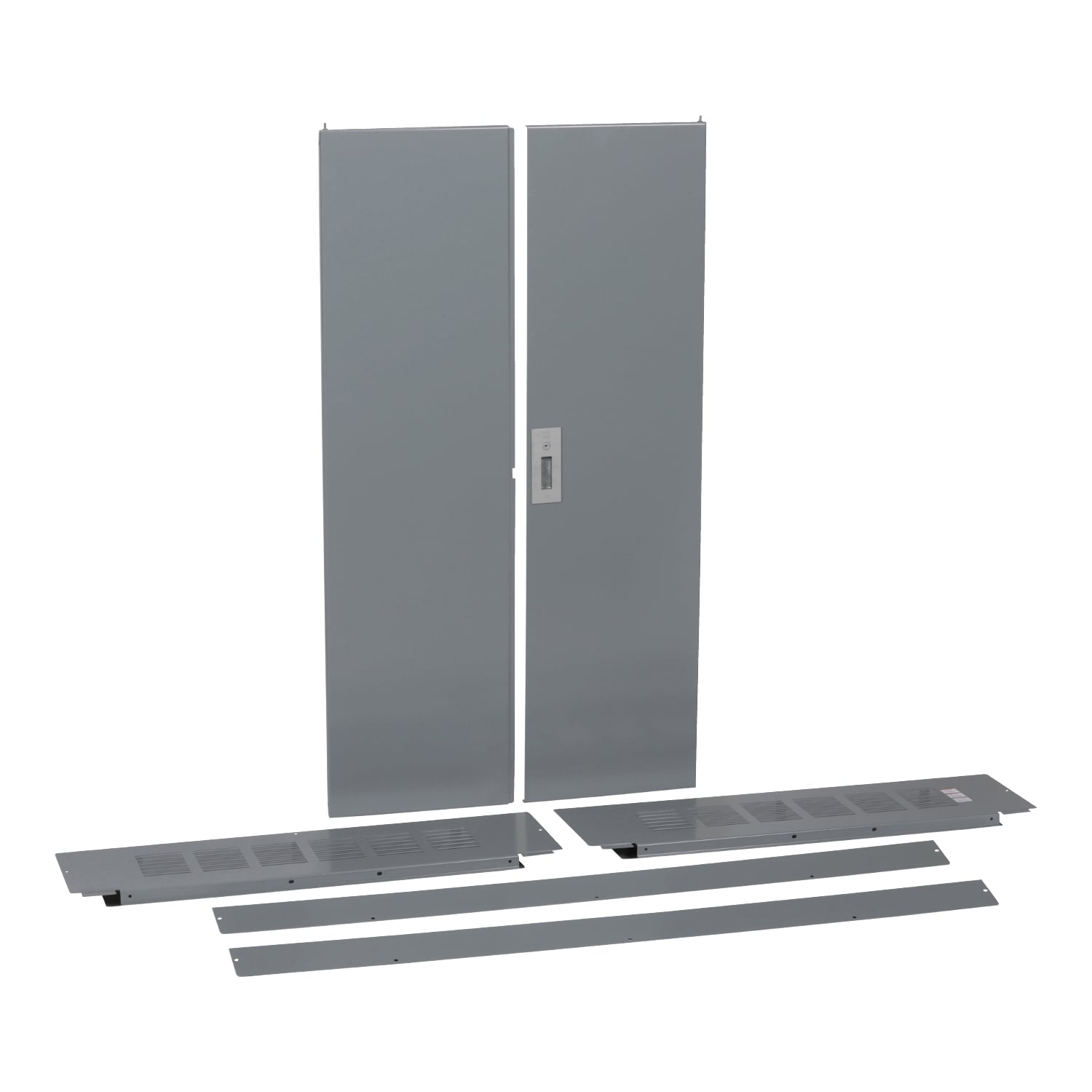 HCW86TSD 4-Piece Bottom Feed Standard Cover/Trim Kit With Door, 86 in L x 42-1/4 in W, For Use With I-Line HCP 3-Pole Main Lug and Main Circuit Breaker Panelboard, Surface Mount