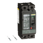 Circuit breaker, PowerPact H, 100A, 2 pole, 600VAC, 14kA, lugs, thermal magnetic, 80%