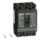 Circuit breaker, PowerPact H, 25A, 3 pole, 600VAC, 14kA, lugs, thermal magnetic, 80%