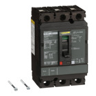 Circuit breaker, PowerPact H, 15A, 3 pole, 600VAC, 18kA, lugs, thermal magnetic, 80%
