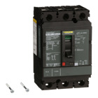 Circuit breaker, PowerPact H, 70A, 3 pole, 600VAC, 25kA, lugs, thermal magnetic, 80%