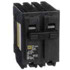 Mini circuit breaker, Homeline, 20A, 2 pole, 120/240VAC, 10kA AIR, standard type, plug in, high amp lug, UL