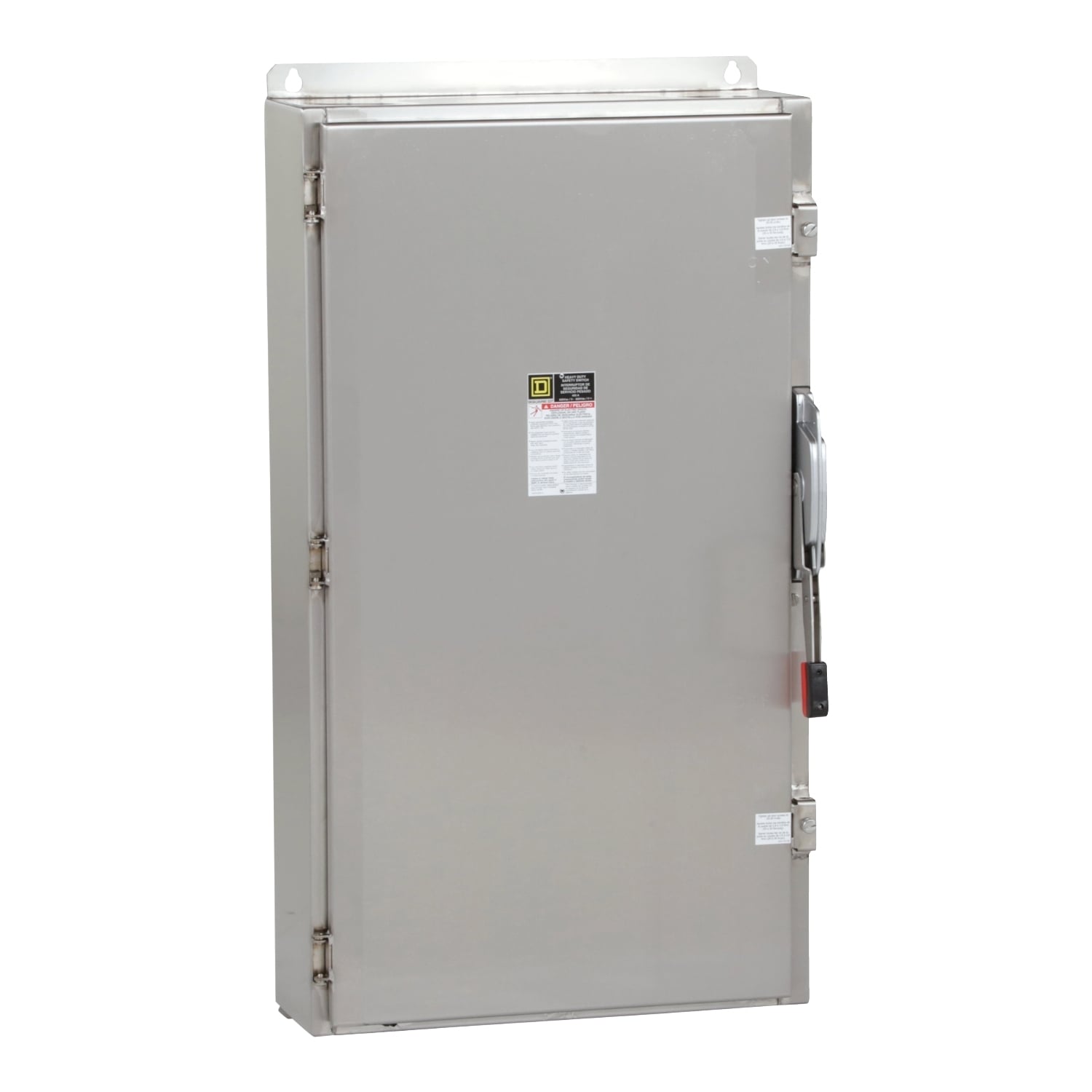 HU365DS E5 Corrosion-Resistant Dust/Watertight Non-Fusible Rainproof Single Throw Heavy Duty Safety Switch, 600 V AC/DC, 400 A, 50 hp, 350 hp, 3PST Contact, 3 Poles