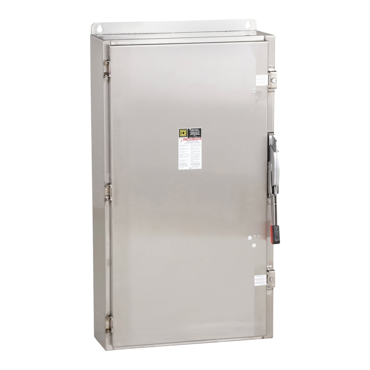 HU366DS E5 Corrosion-Resistant Dusttight Non-Fusible Rainproof Heavy Duty Safety Switch, 600 V AC/DC, 600 A, 500 hp at 600 VAC, 50 hp at 600 VDC, 3 Poles