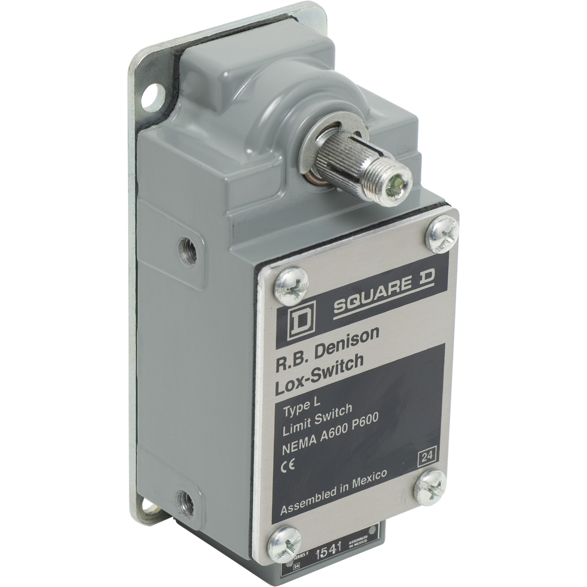 L1422M Severe Duty Mill Fixed Rotary Head Cable Pull Switch, 600 VAC, 20 A, 1 Poles, 1NC SPST-DB Contact