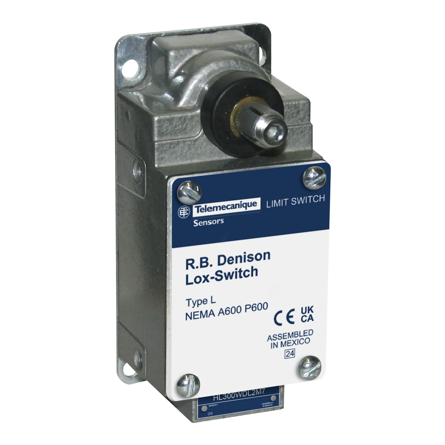 Limit switch, L100/300, 600 V 12amp type l +options